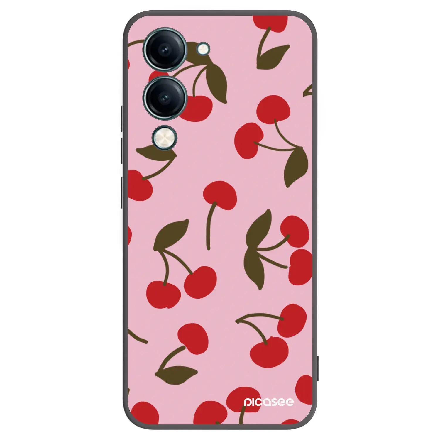 Silikonový černý obal pro Vivo Y29s 5G - Cherry