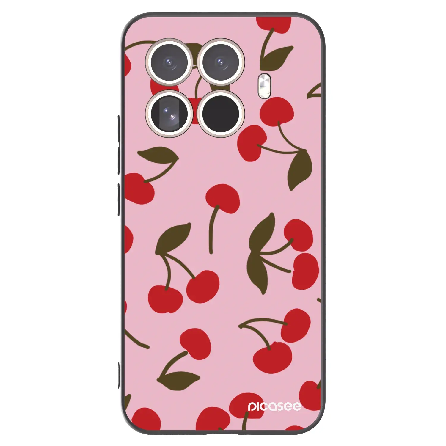 Silikonový černý obal pro Xiaomi 15T Pro - Cherry