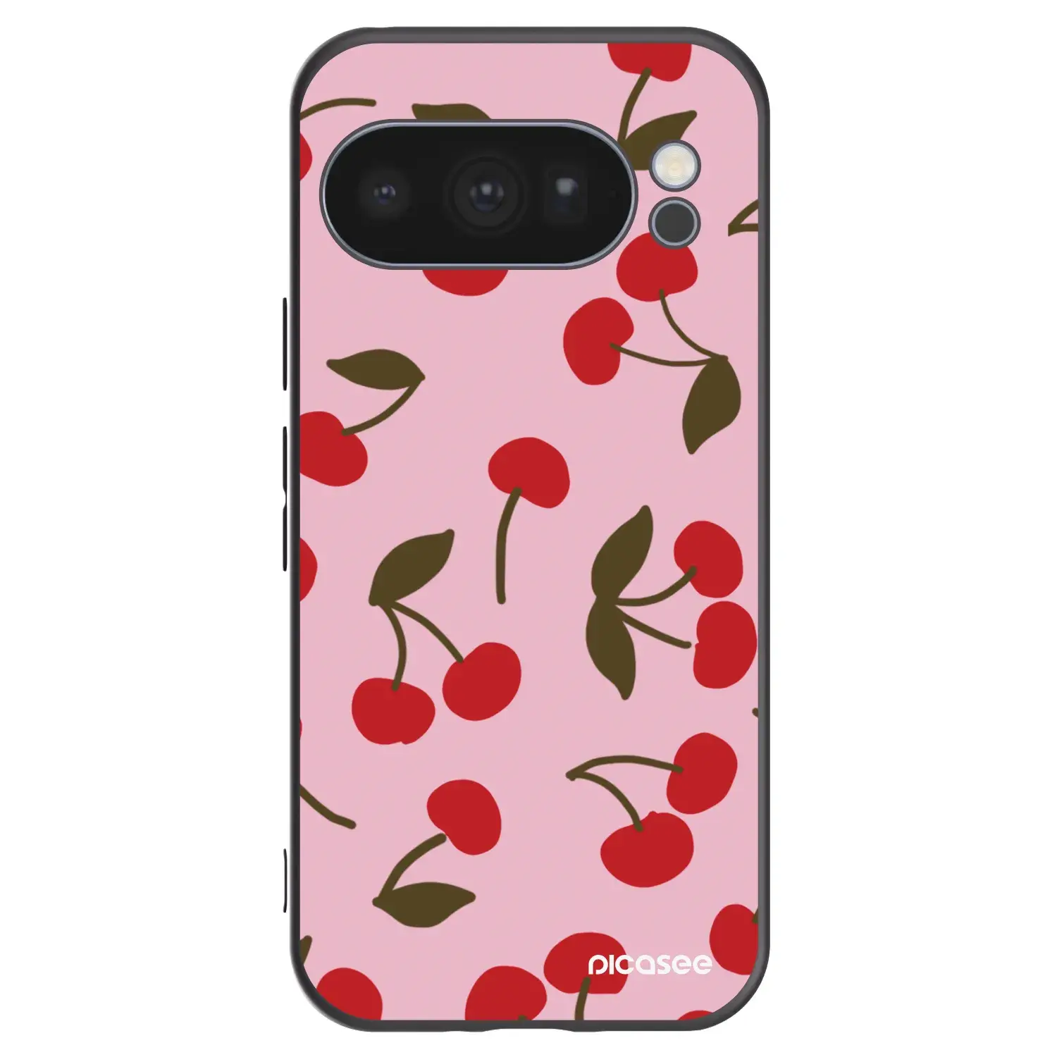 Silikonový černý obal pro Google Pixel 10 Pro - Cherry