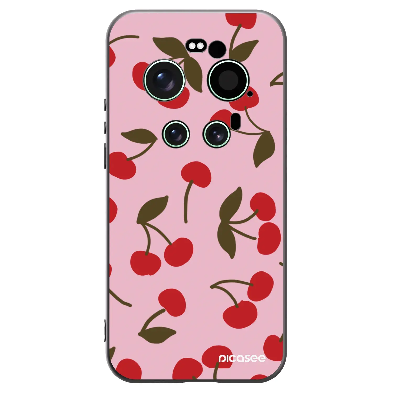 Silikonový černý obal pro Xiaomi 17 Ultra - Cherry