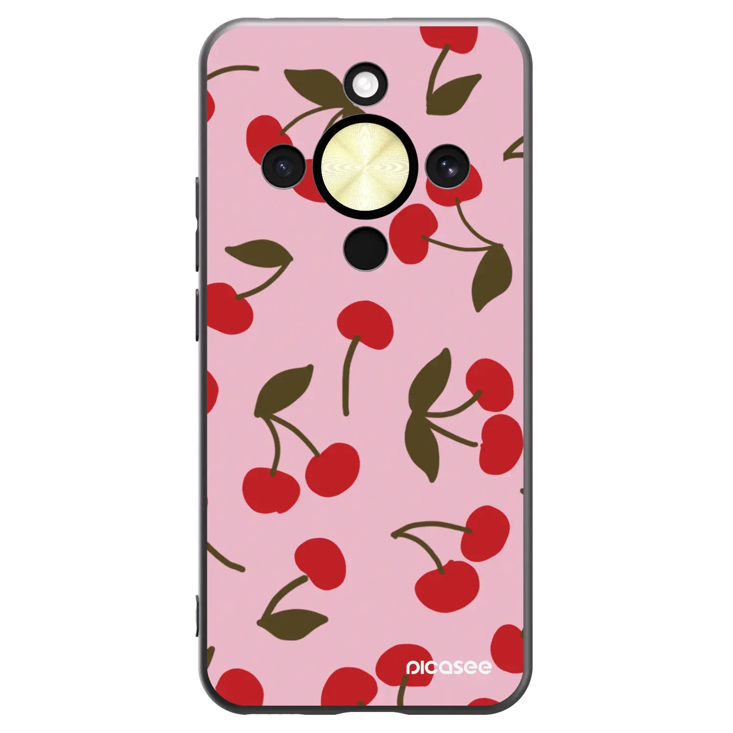 Silikonový černý obal pro Honor Magic8 Lite 5G - Cherry