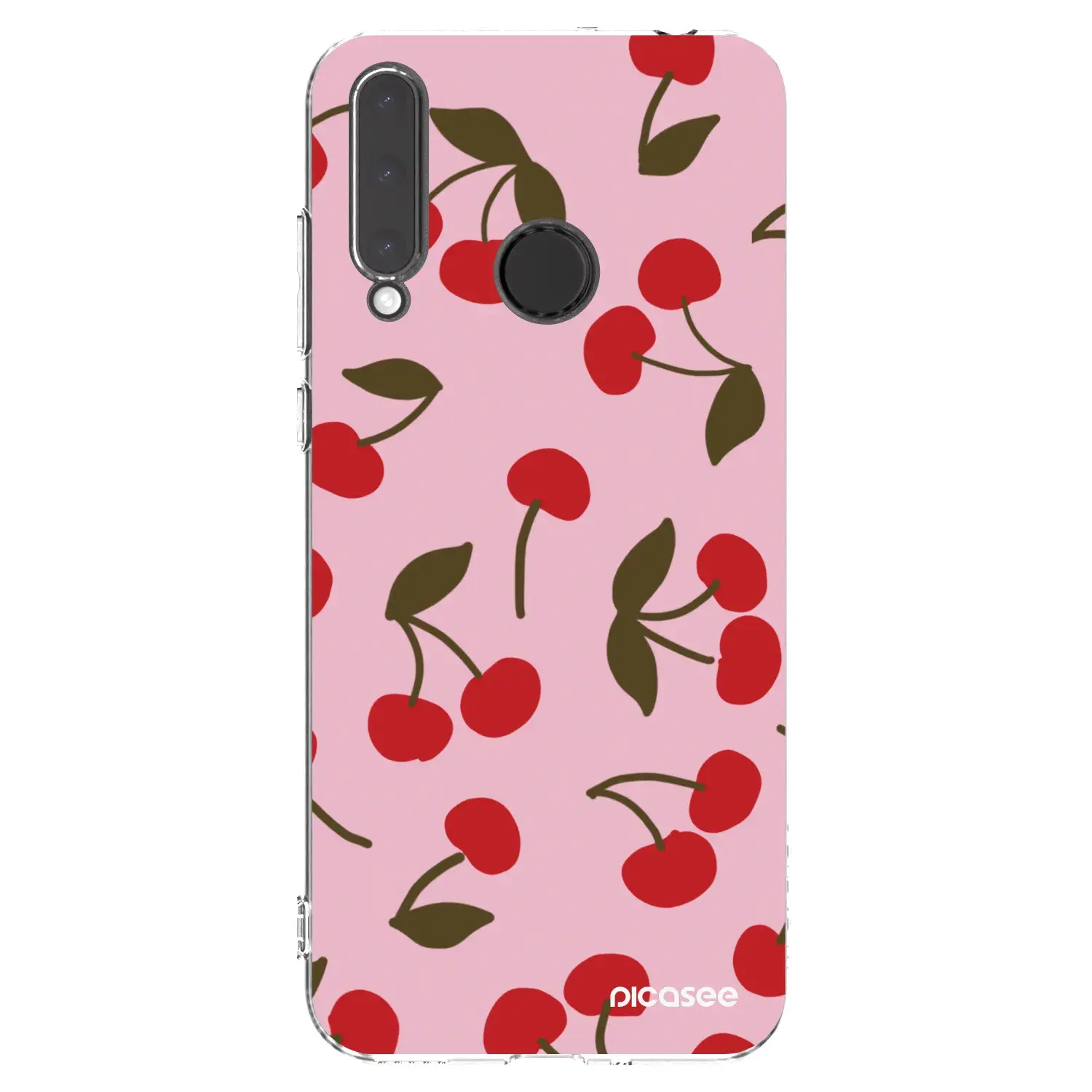 Silikonový průhledný obal pro Honor 20 Lite - Cherry