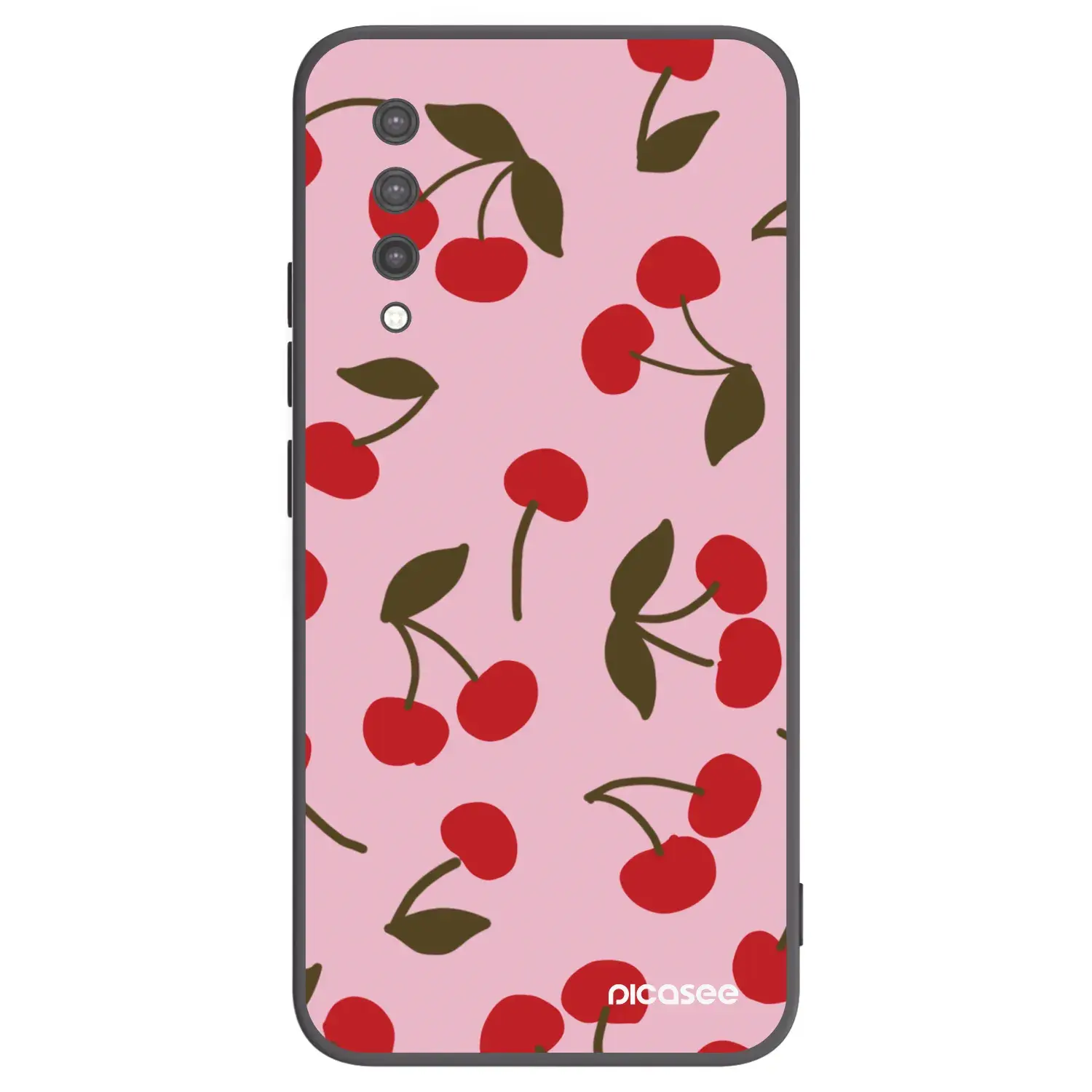 Silikonový černý obal pro Xiaomi Mi 9 Lite - Cherry