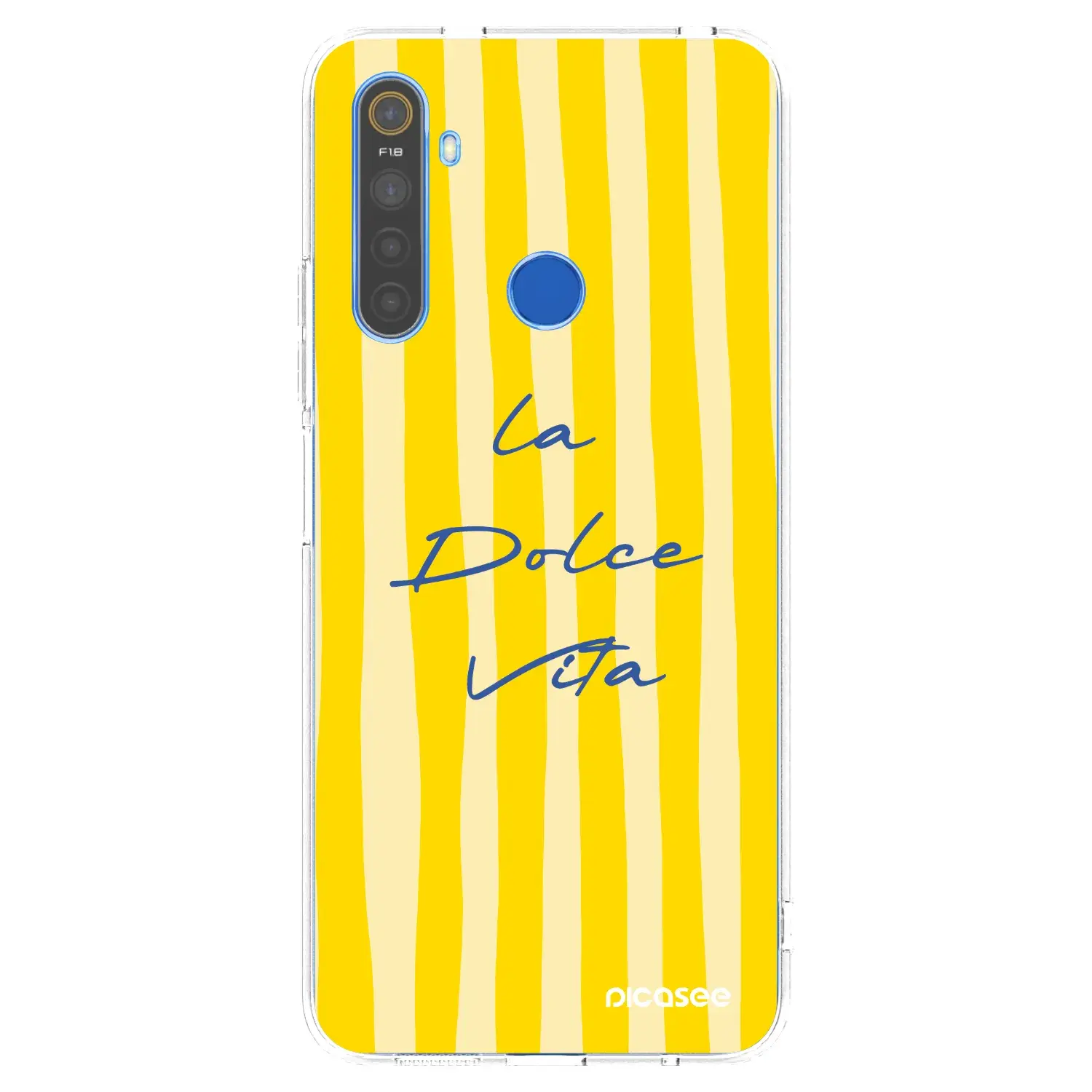Silikonový průhledný obal pro Realme 5 - Ladolcevita