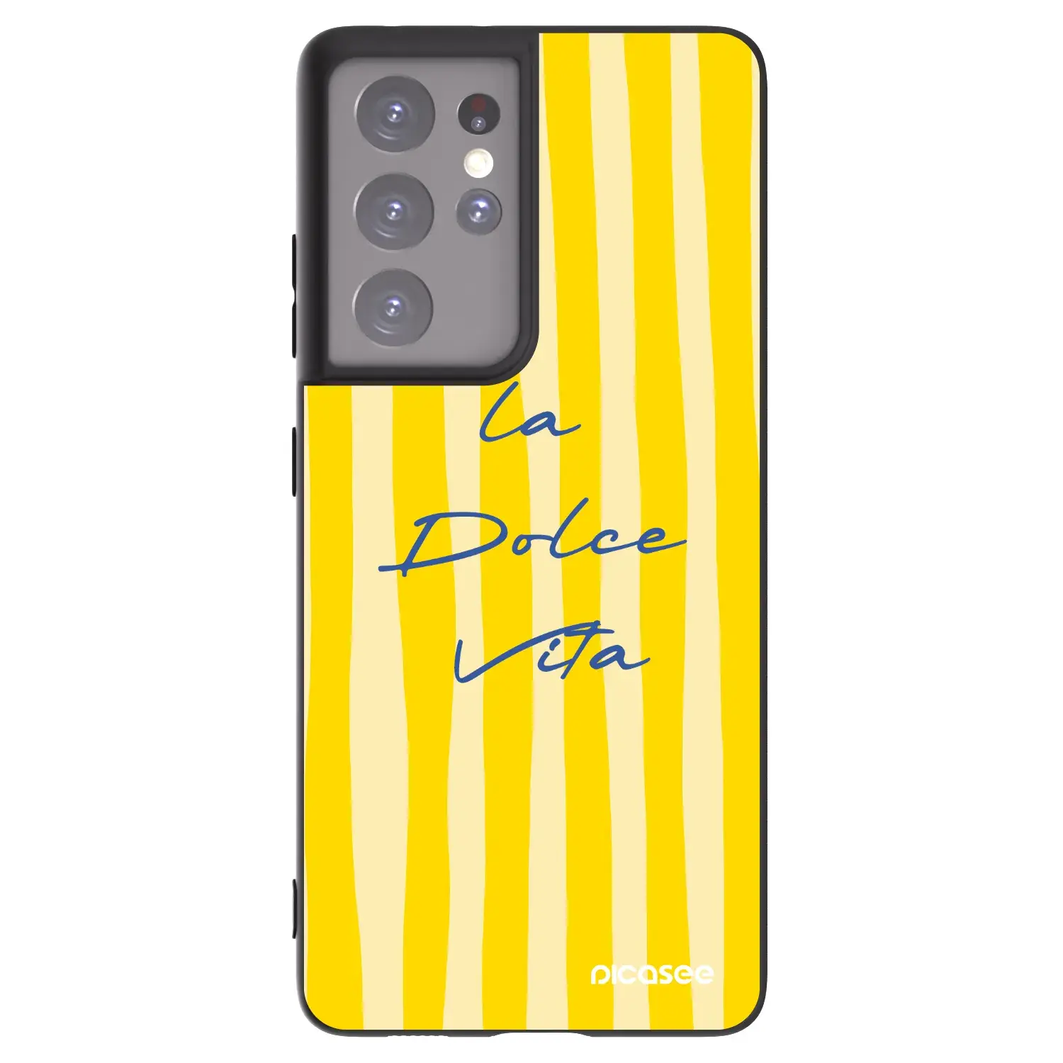 Silikonový černý obal pro Samsung Galaxy S21 Ultra 5G G998B - Ladolcevita