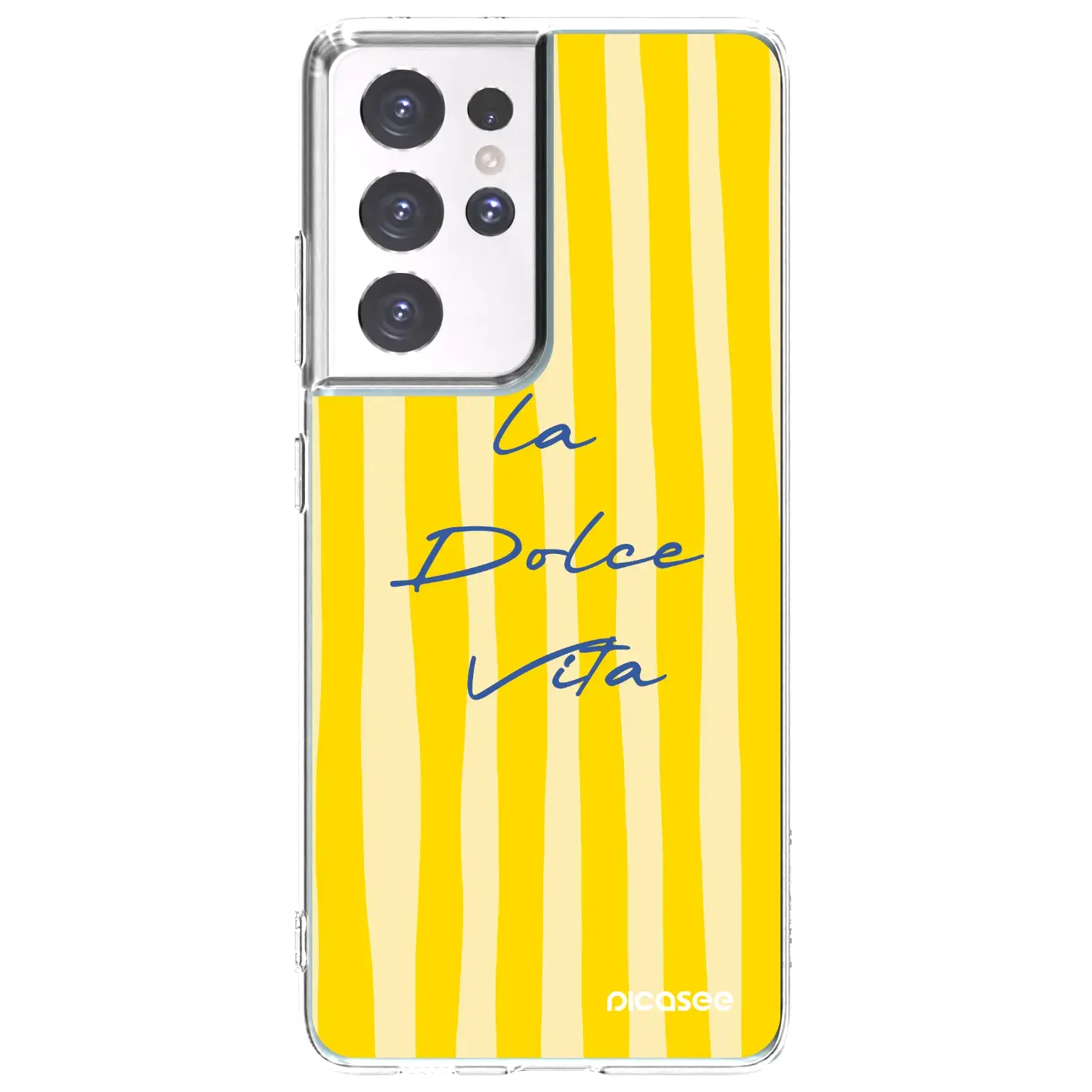 Silikonový průhledný obal pro Samsung Galaxy S21 Ultra 5G G998B - Ladolcevita