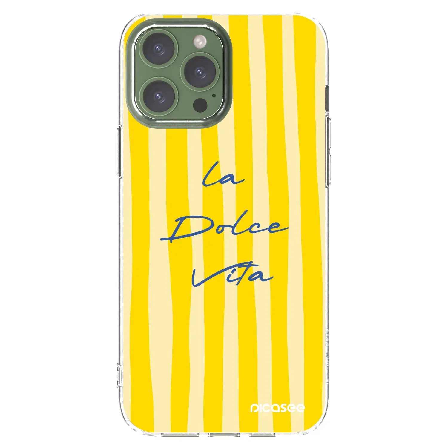 Silikonový průhledný obal pro Apple iPhone 13 Pro Max - Ladolcevita