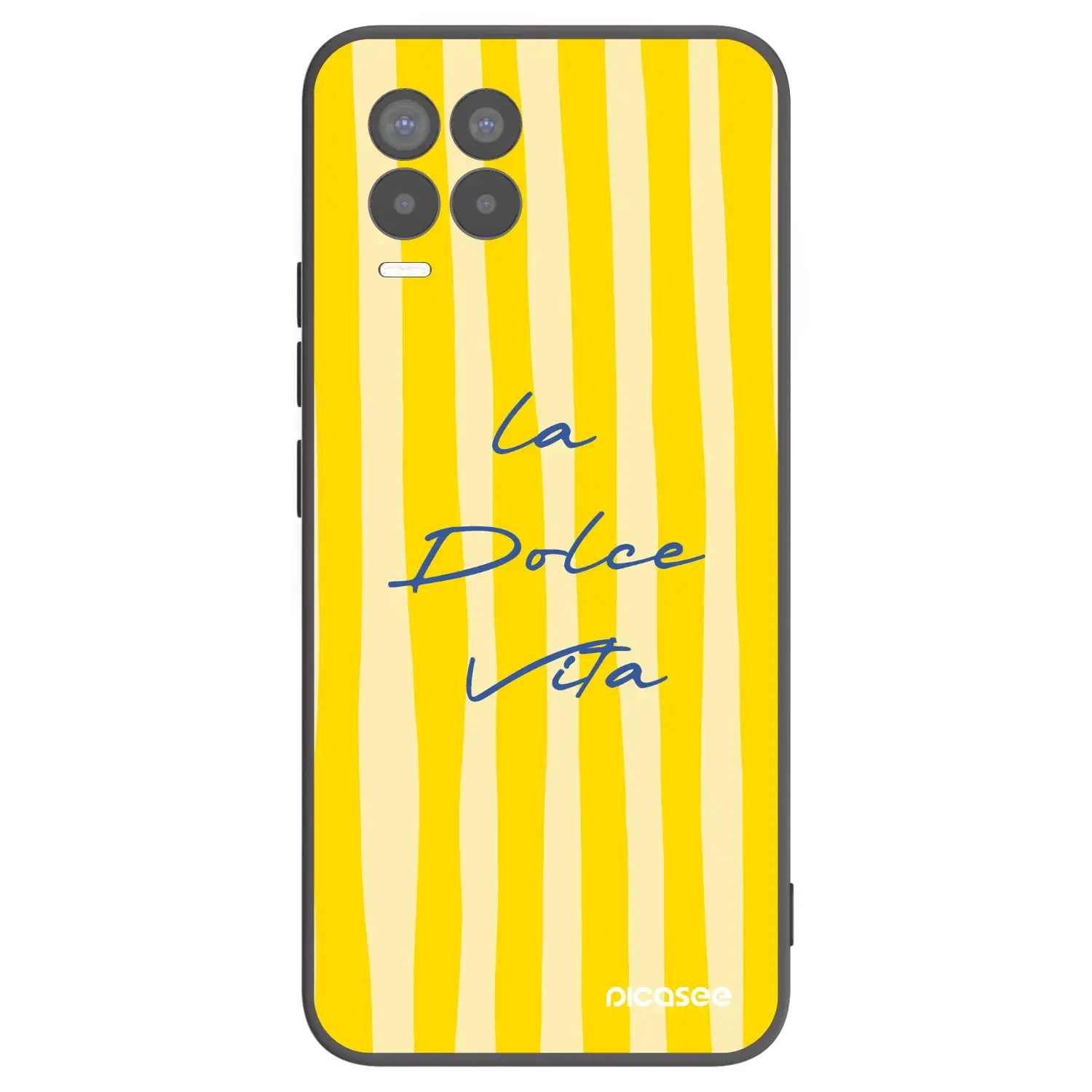 Silikonový černý obal pro Realme 8 Pro - Ladolcevita