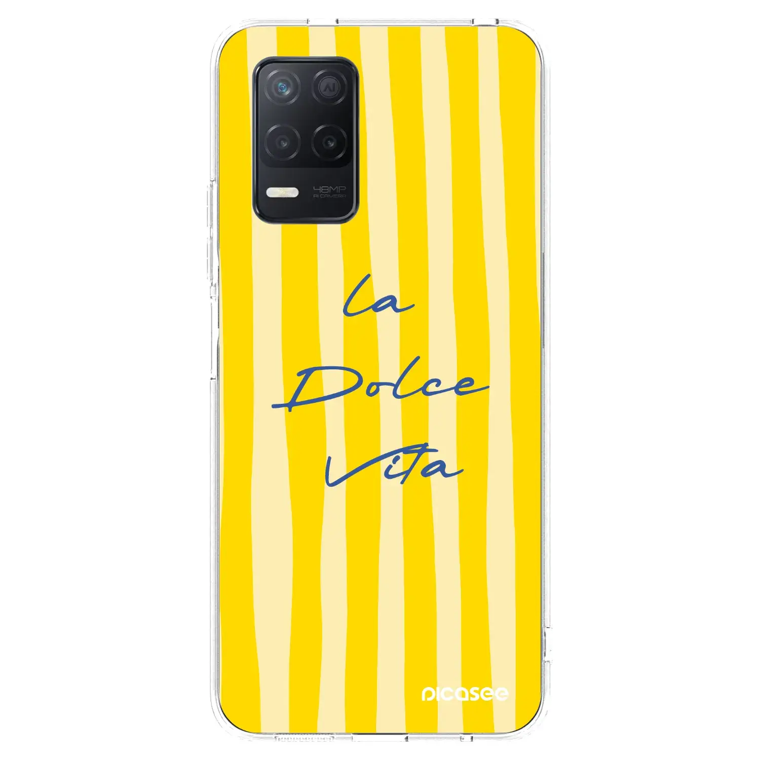 Silikonový průhledný obal pro Realme 8 5G - Ladolcevita