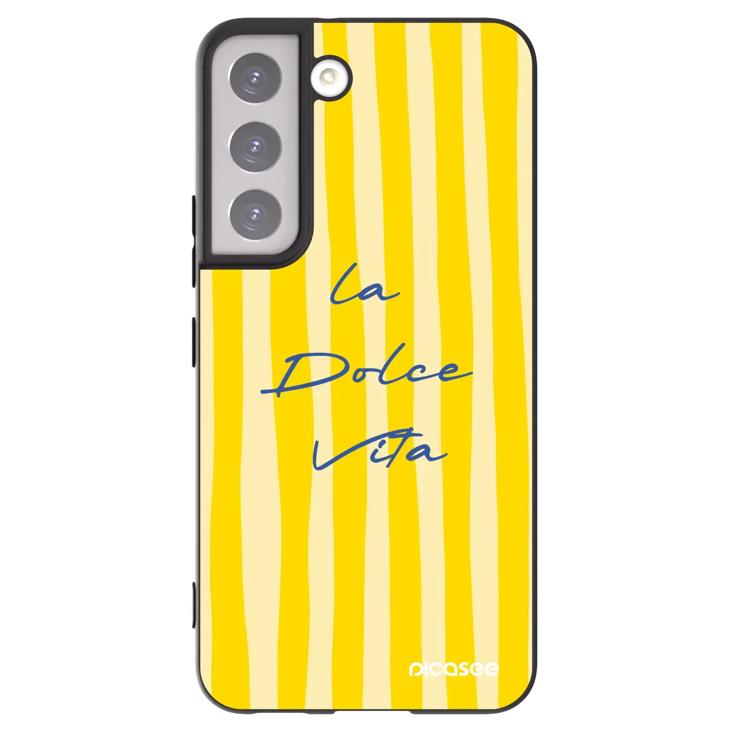 Silikonový černý obal pro Samsung Galaxy S22 5G - Ladolcevita