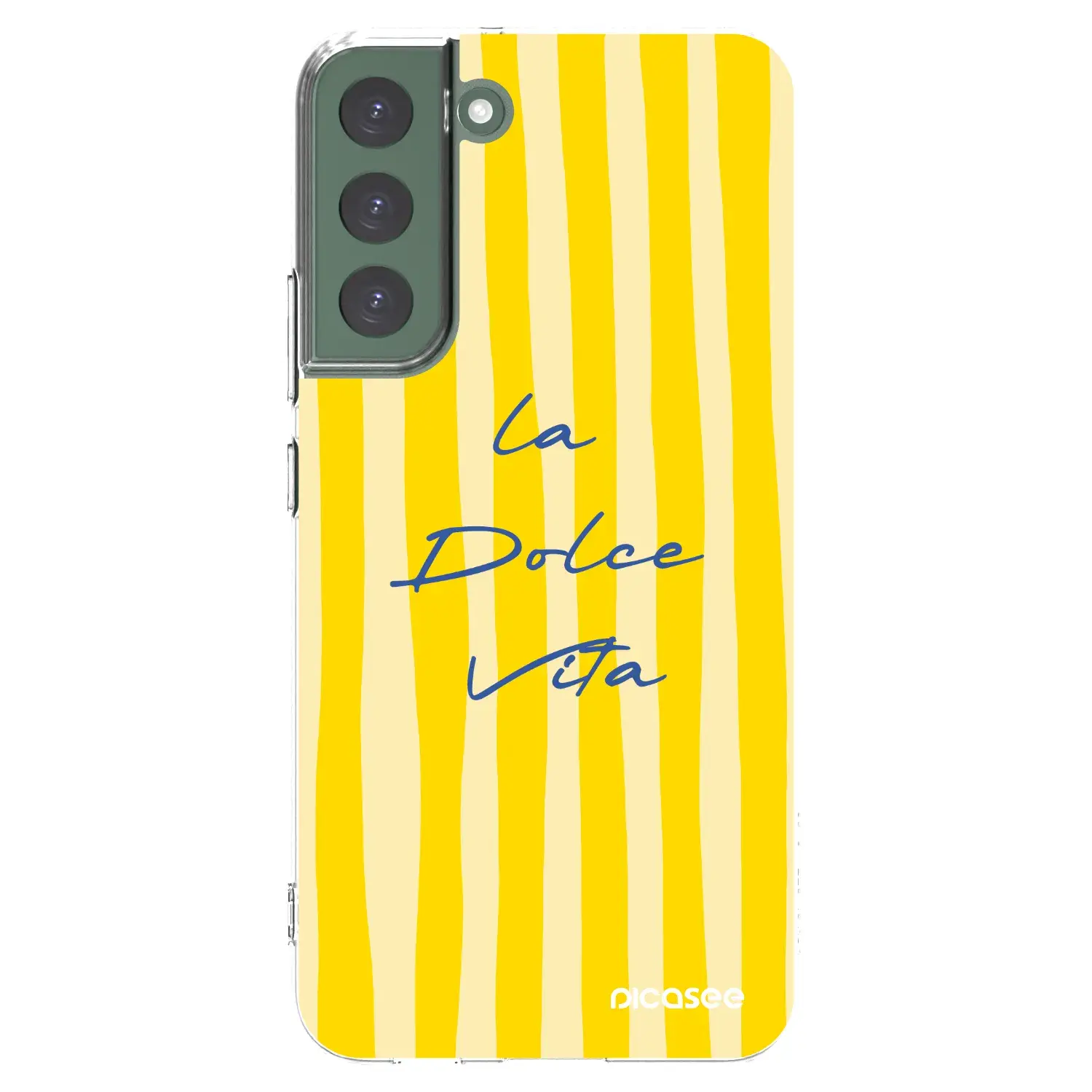 Silikonový průhledný obal pro Samsung Galaxy S22+ 5G - Ladolcevita