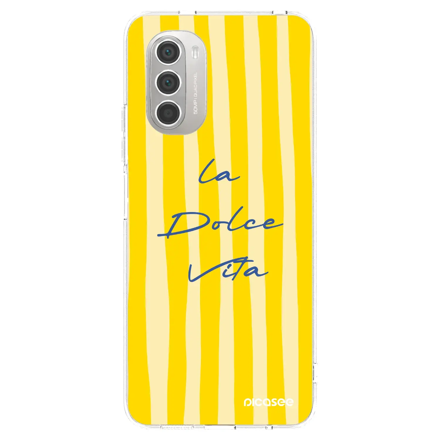 Silikonový průhledný obal pro Motorola Moto G51 - Ladolcevita