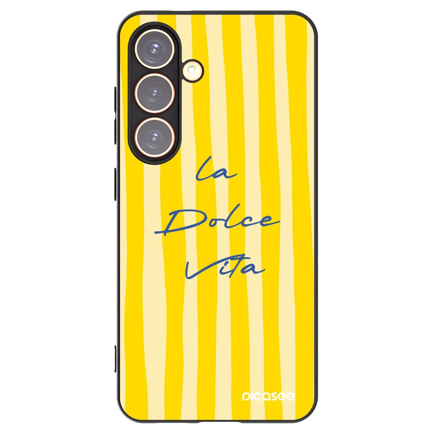 Silikonový černý obal pro Samsung Galaxy S24 S921B 5G - Ladolcevita