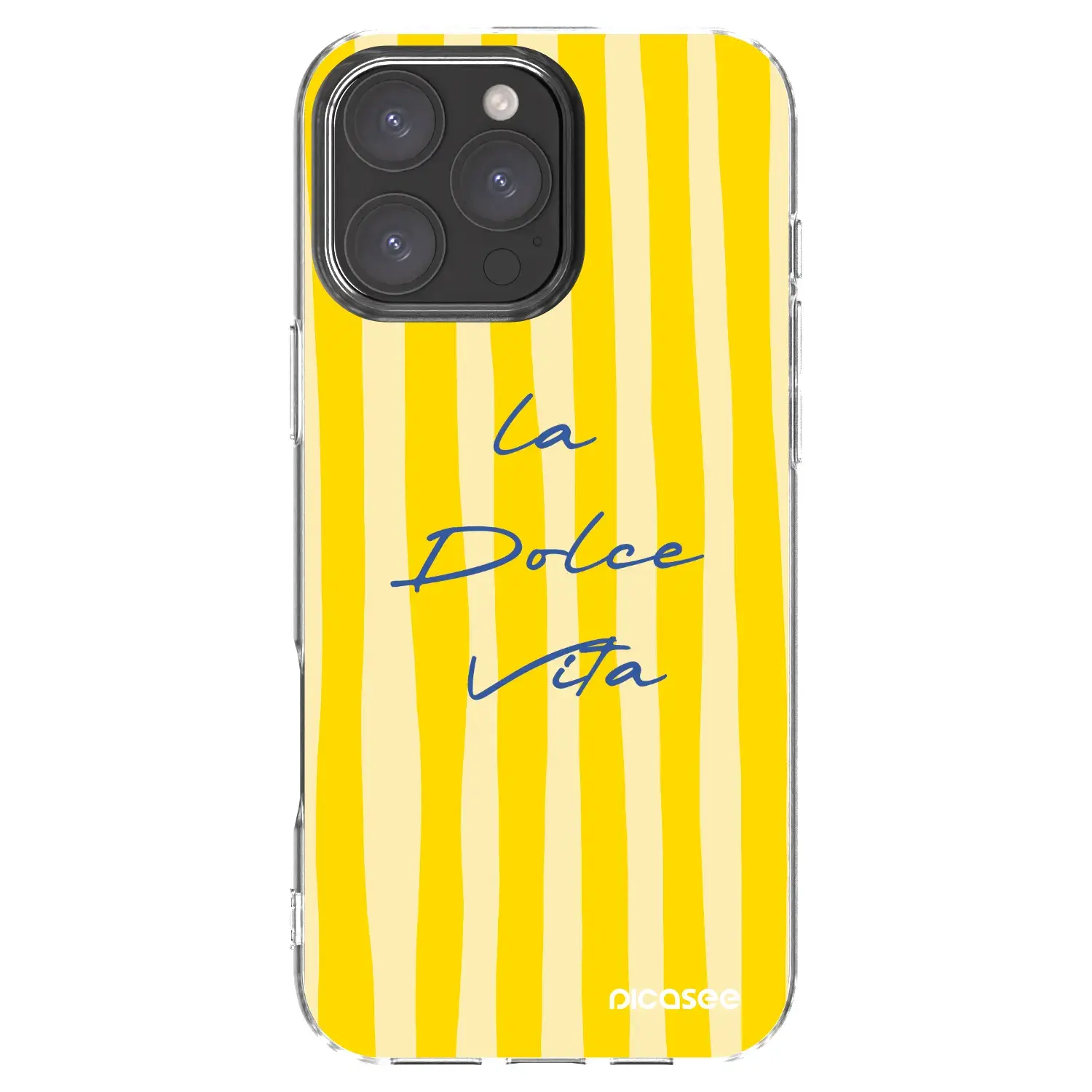 Silikonový průhledný obal pro Apple iPhone 16 Pro Max - Ladolcevita