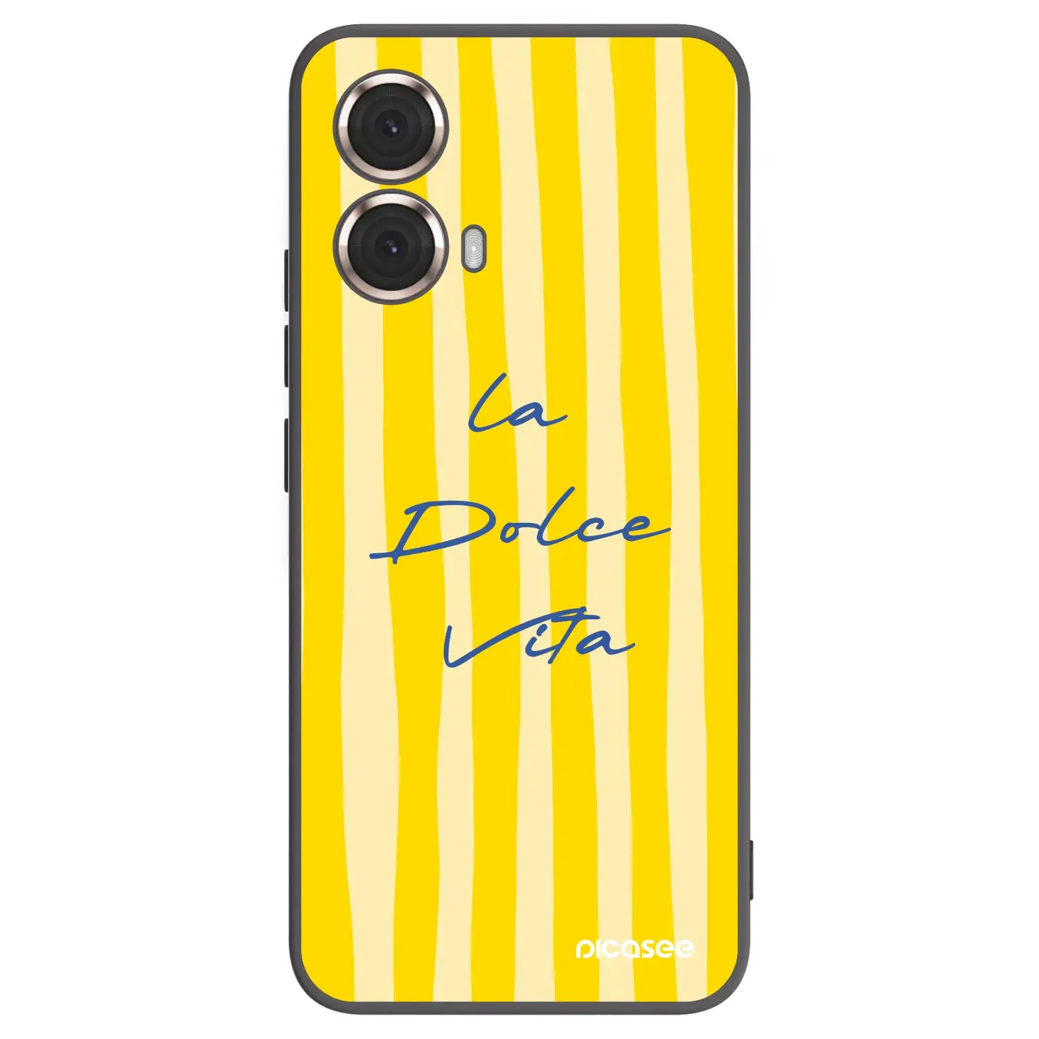 Silikonový černý obal pro Motorola Moto G85 - Ladolcevita
