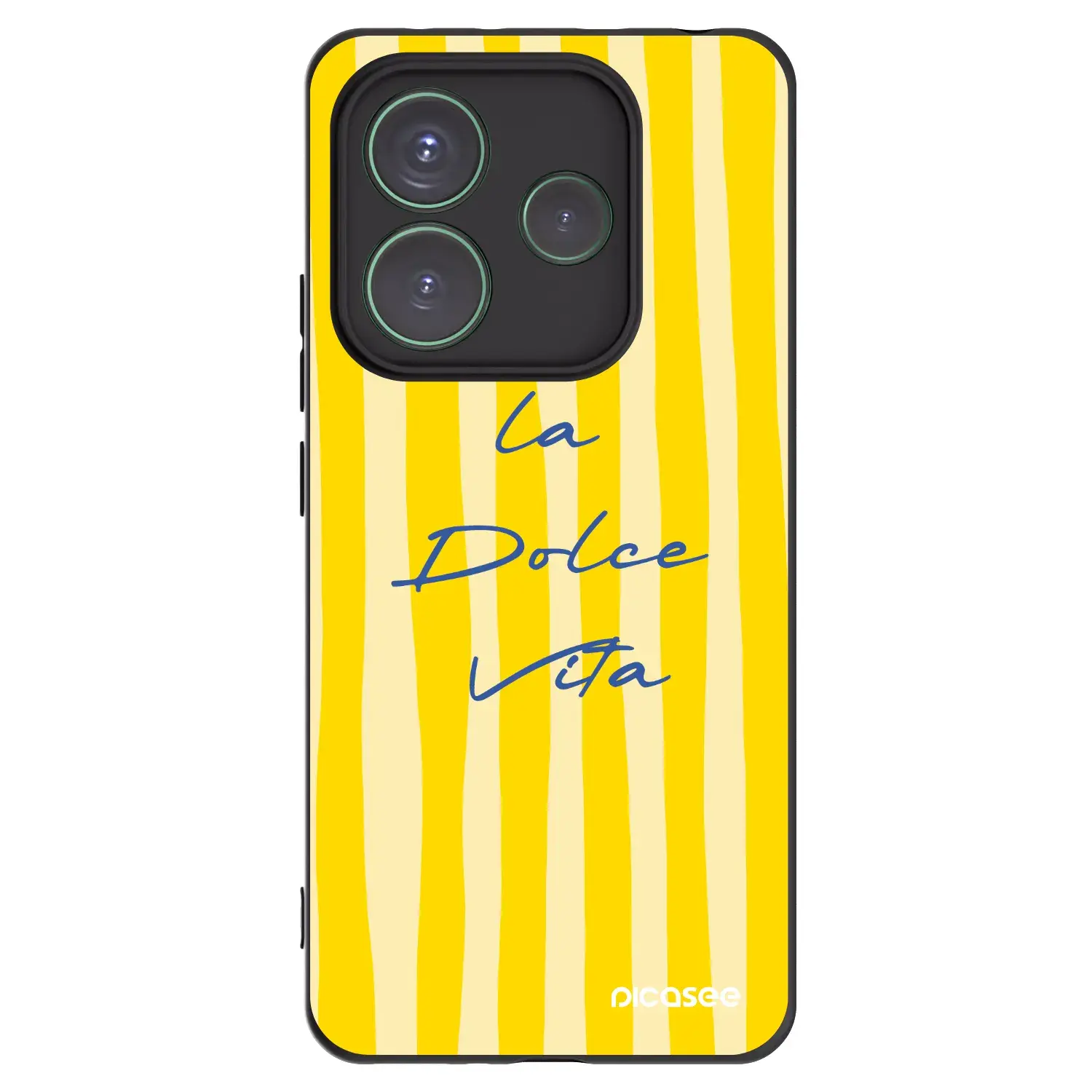 Silikonový černý obal pro Xiaomi Redmi Note 14 5G - Ladolcevita
