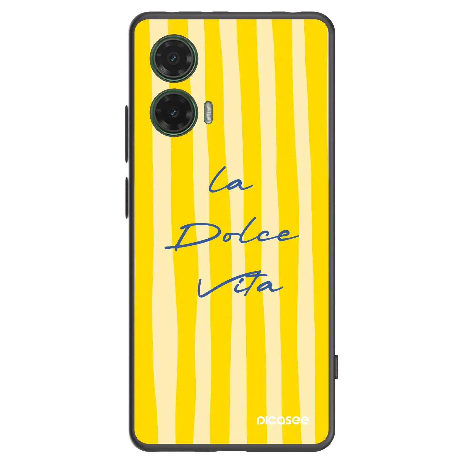 Silikonový černý obal pro Motorola Moto G35 5G - Ladolcevita
