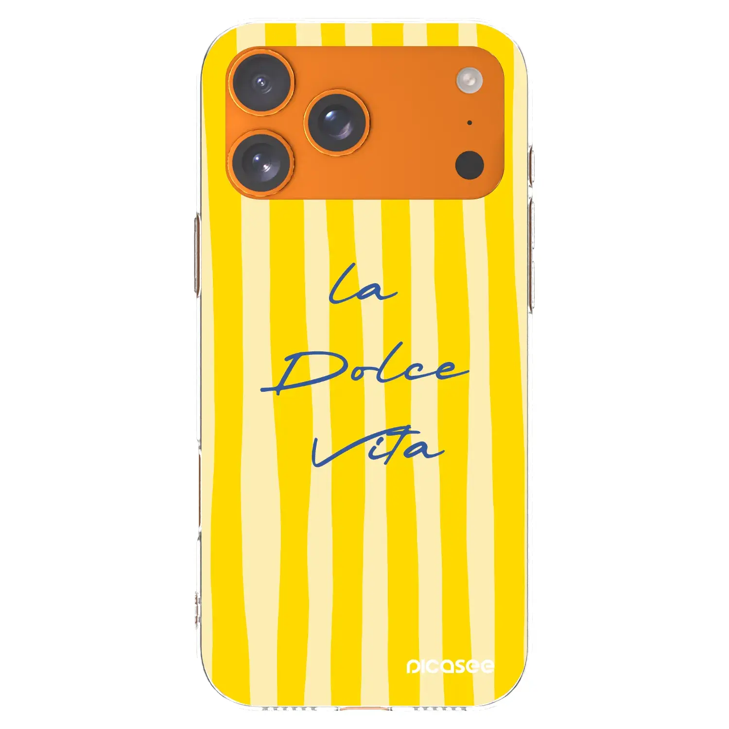Silikonový průhledný obal pro Apple iPhone 17 Pro Max - Ladolcevita