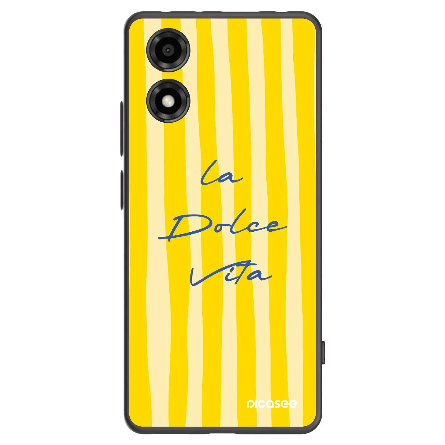 Silikonový černý obal pro Motorola Moto E14 - Ladolcevita