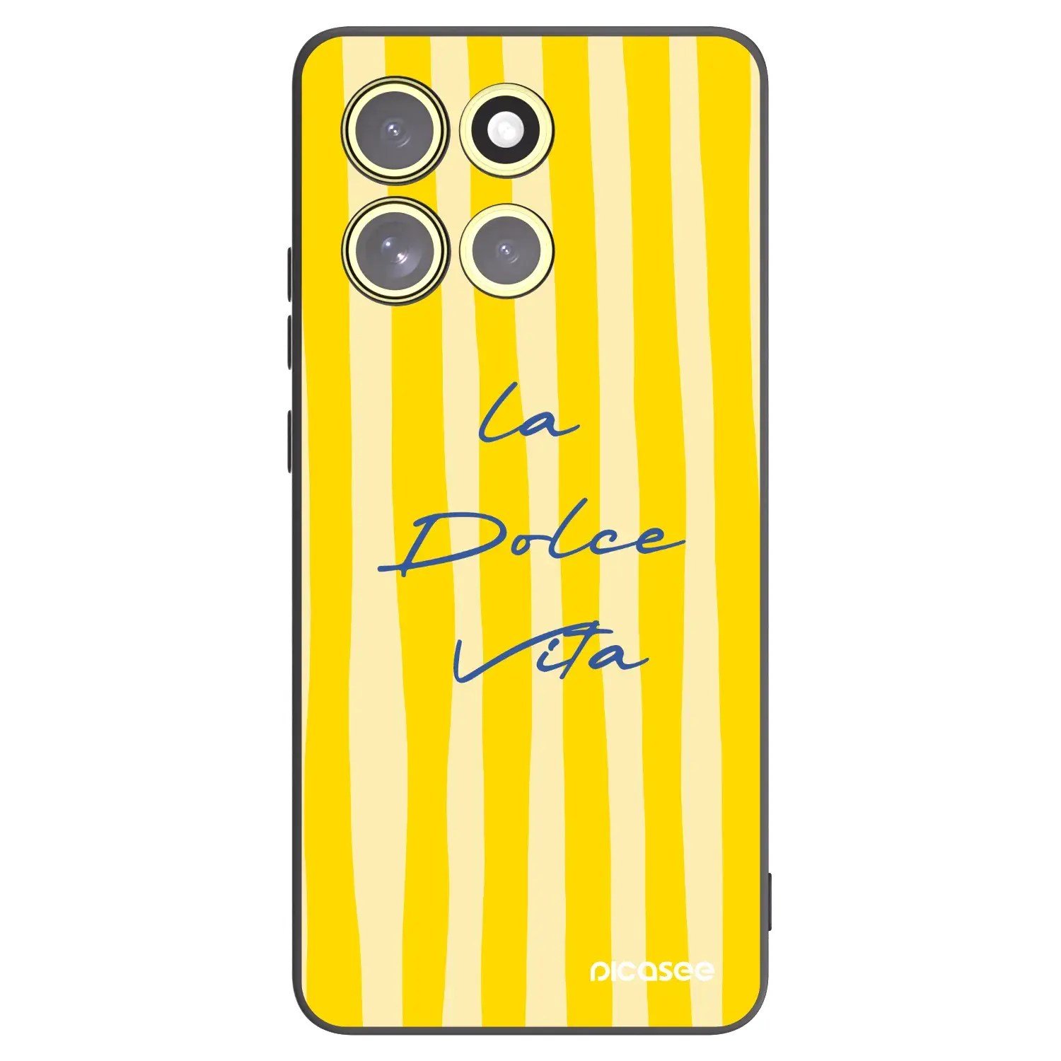 Silikonový černý obal pro Motorola Moto G86 5G - Ladolcevita