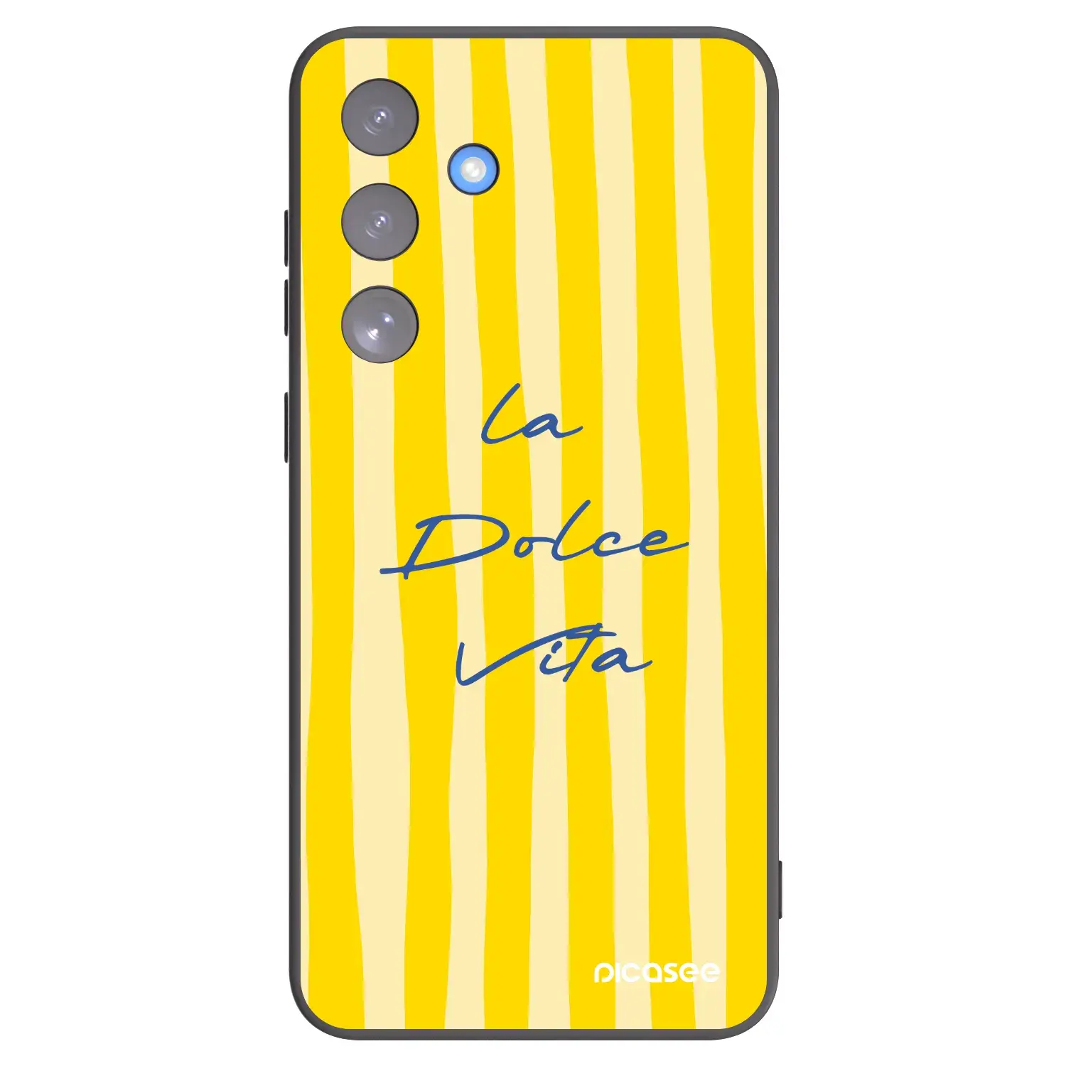 Silikonový černý obal pro Samsung Galaxy S25 FE 5G - Ladolcevita
