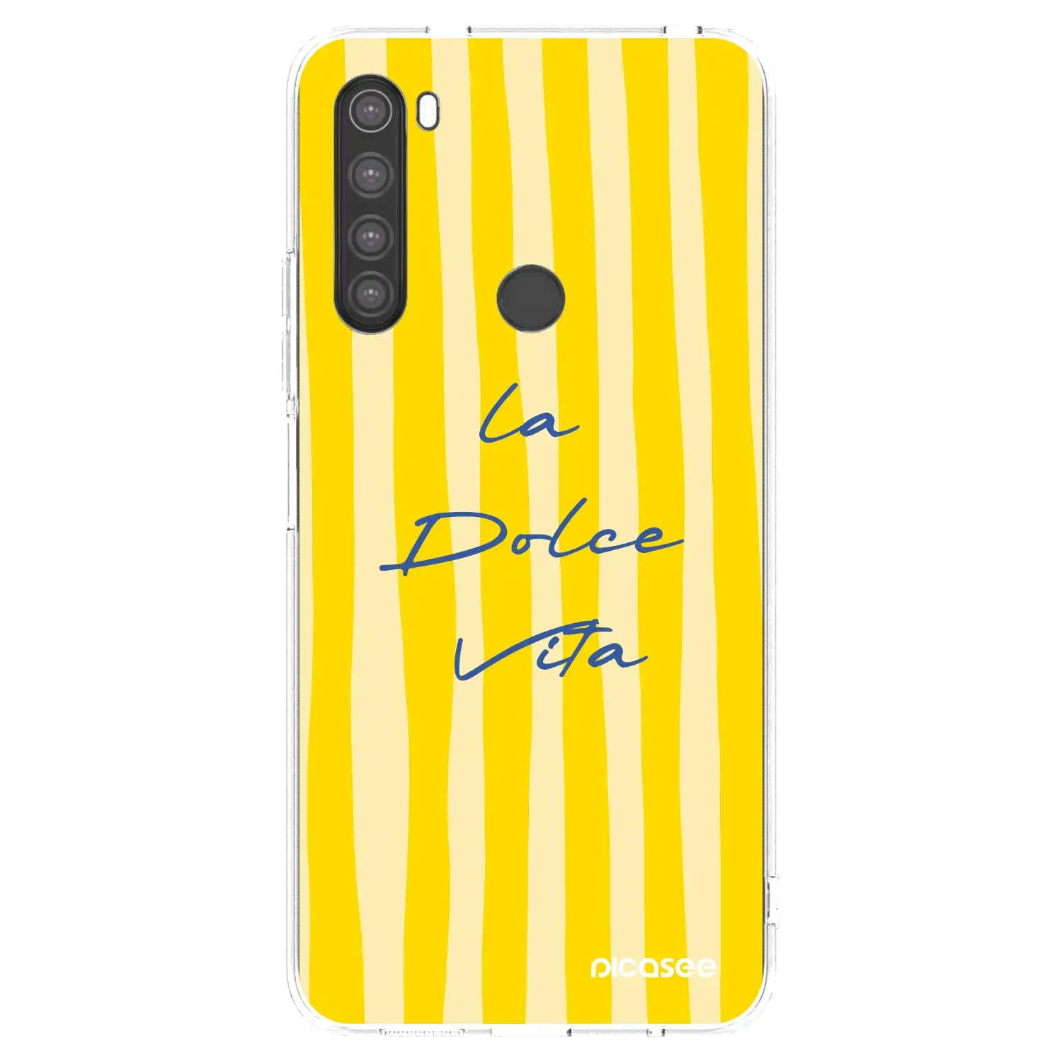 Silikonový průhledný obal pro Xiaomi Redmi Note 8 - Ladolcevita
