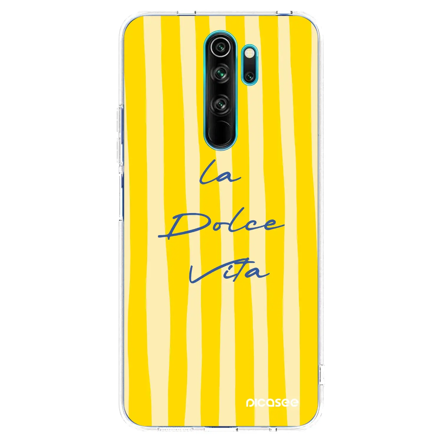 Silikonový průhledný obal pro Xiaomi Redmi Note 8 Pro - Ladolcevita