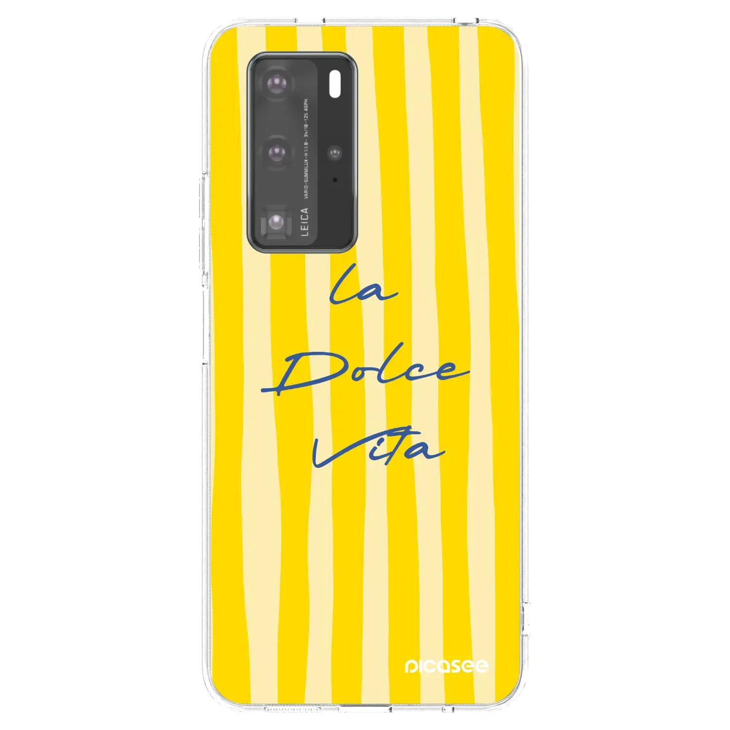 Silikonový průhledný obal pro Huawei P40 Pro - Ladolcevita