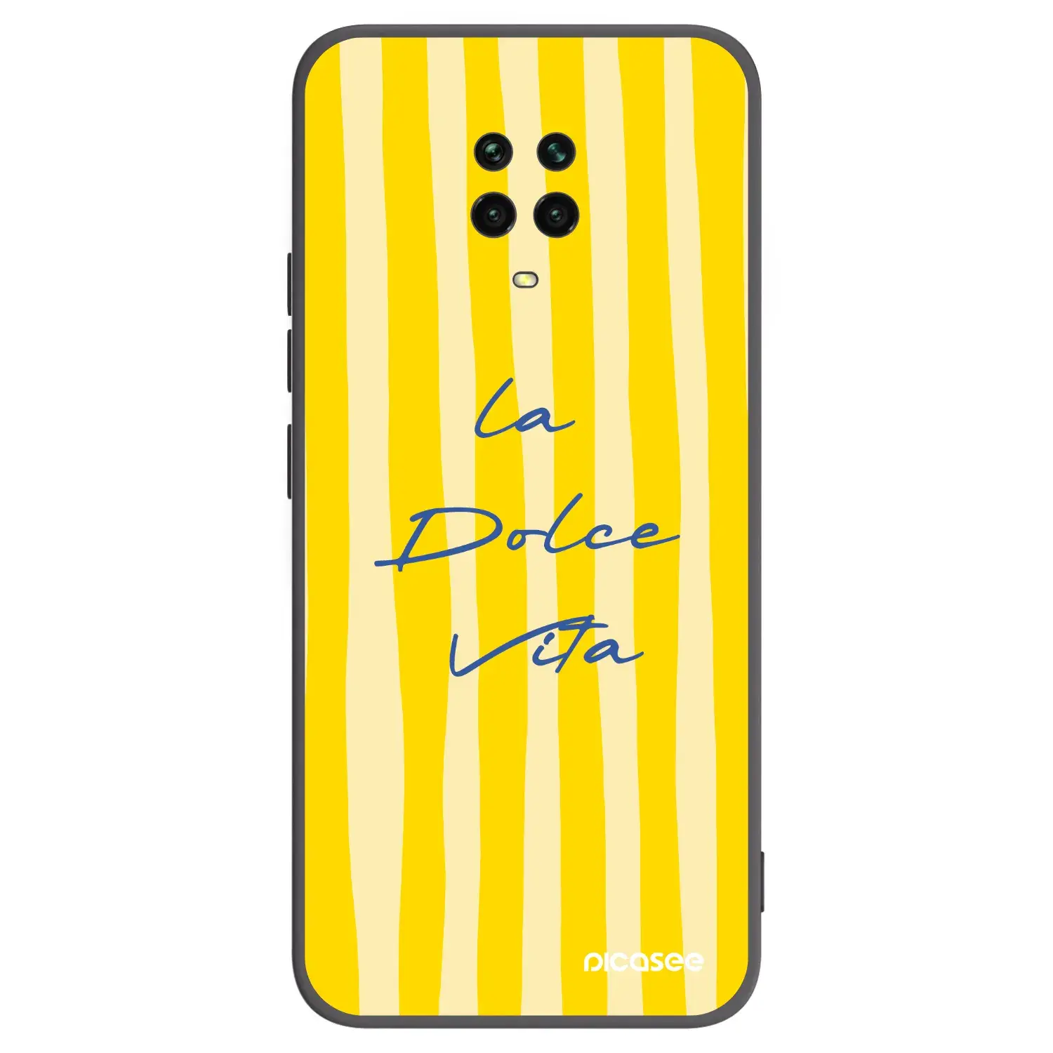 Silikonový černý obal pro Xiaomi Redmi Note 9 Pro - Ladolcevita