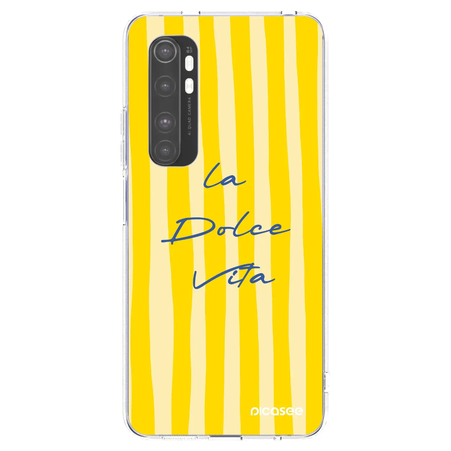 Silikonový průhledný obal pro Xiaomi Mi Note 10 Lite - Ladolcevita