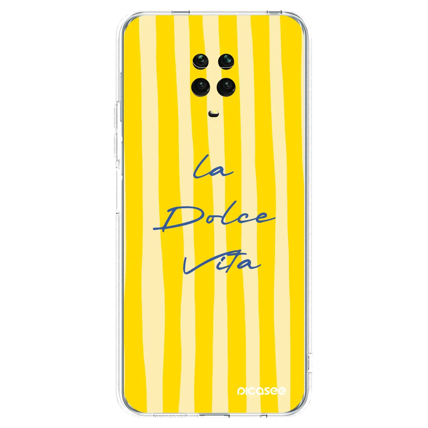 Silikonový průhledný obal pro Xiaomi Redmi Note 9S - Ladolcevita