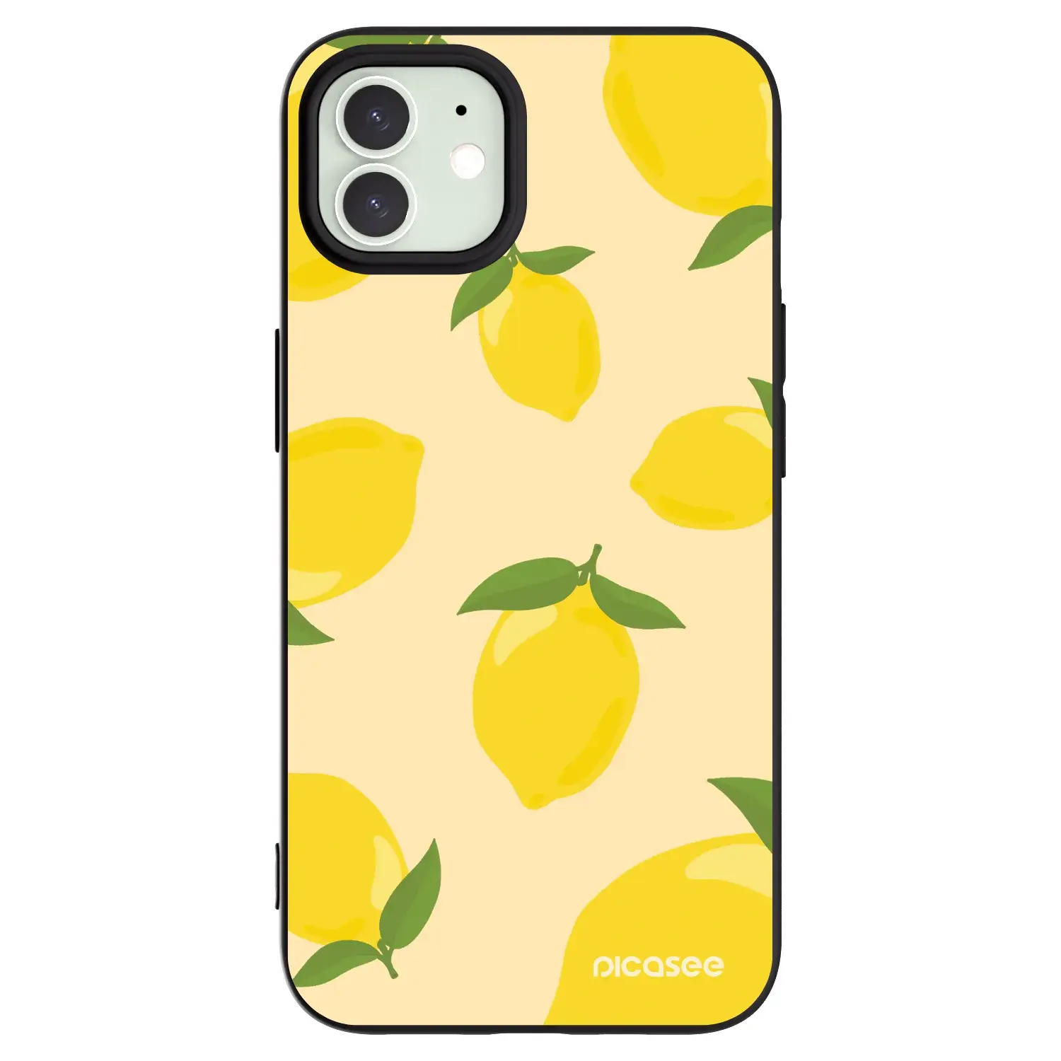 Silikonový černý obal pro Apple iPhone 12 - Limoncella