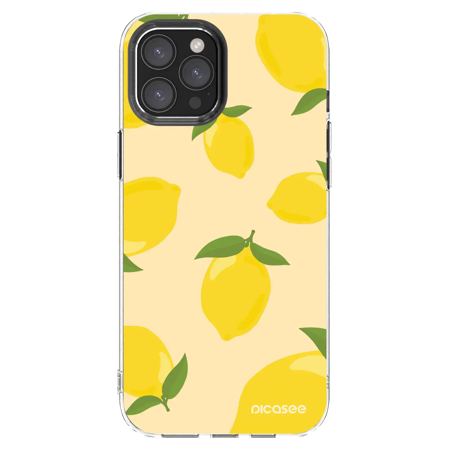 Silikonový průhledný obal pro Apple iPhone 12 Pro Max - Limoncella