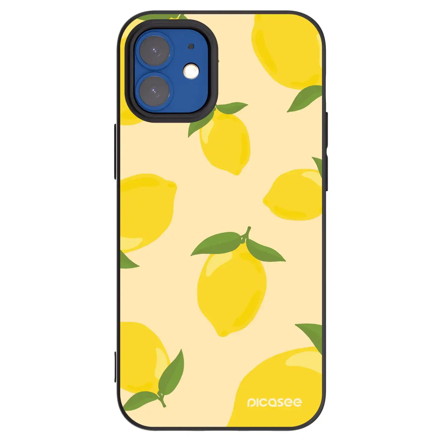 Silikonový černý obal pro Apple iPhone 12 mini - Limoncella
