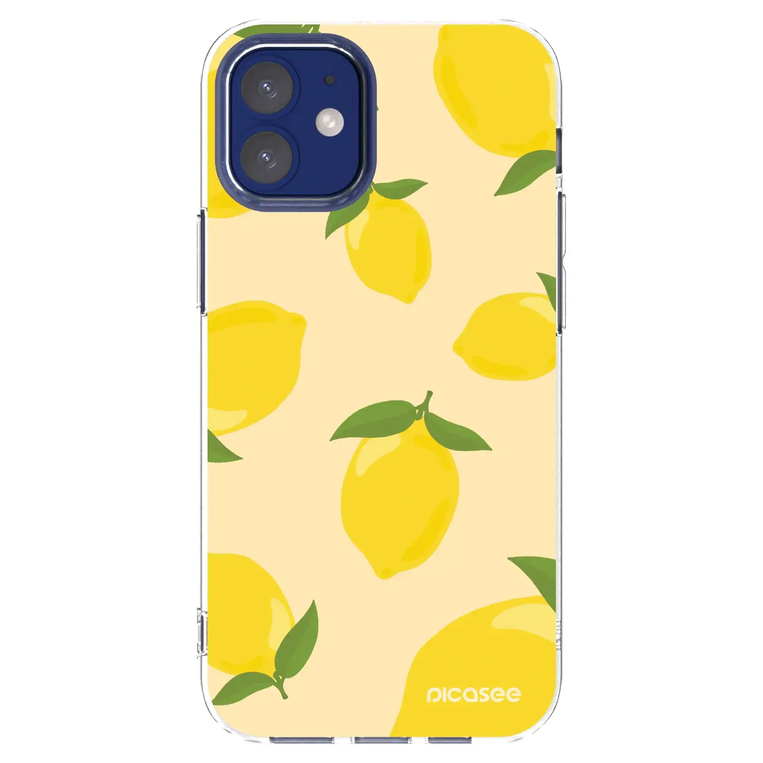 Silikonový průhledný obal pro Apple iPhone 12 mini - Limoncella