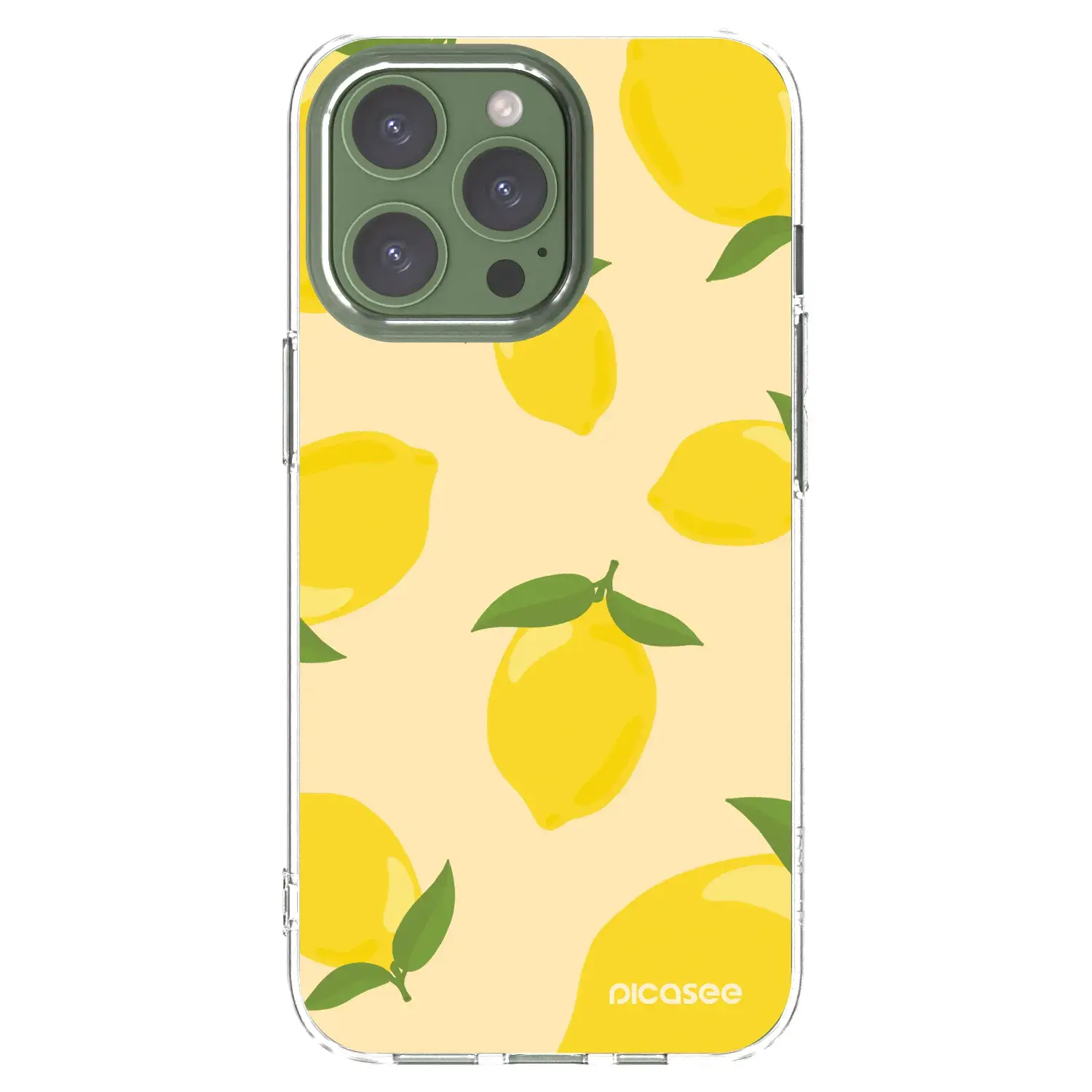 Silikonový průhledný obal pro Apple iPhone 13 Pro - Limoncella