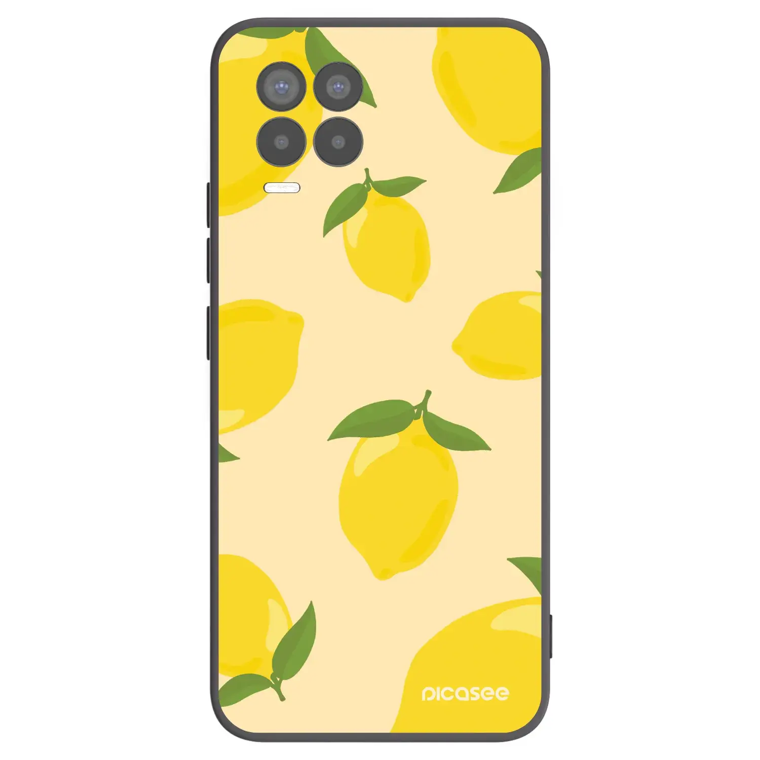 Silikonový černý obal pro Realme 8 Pro - Limoncella