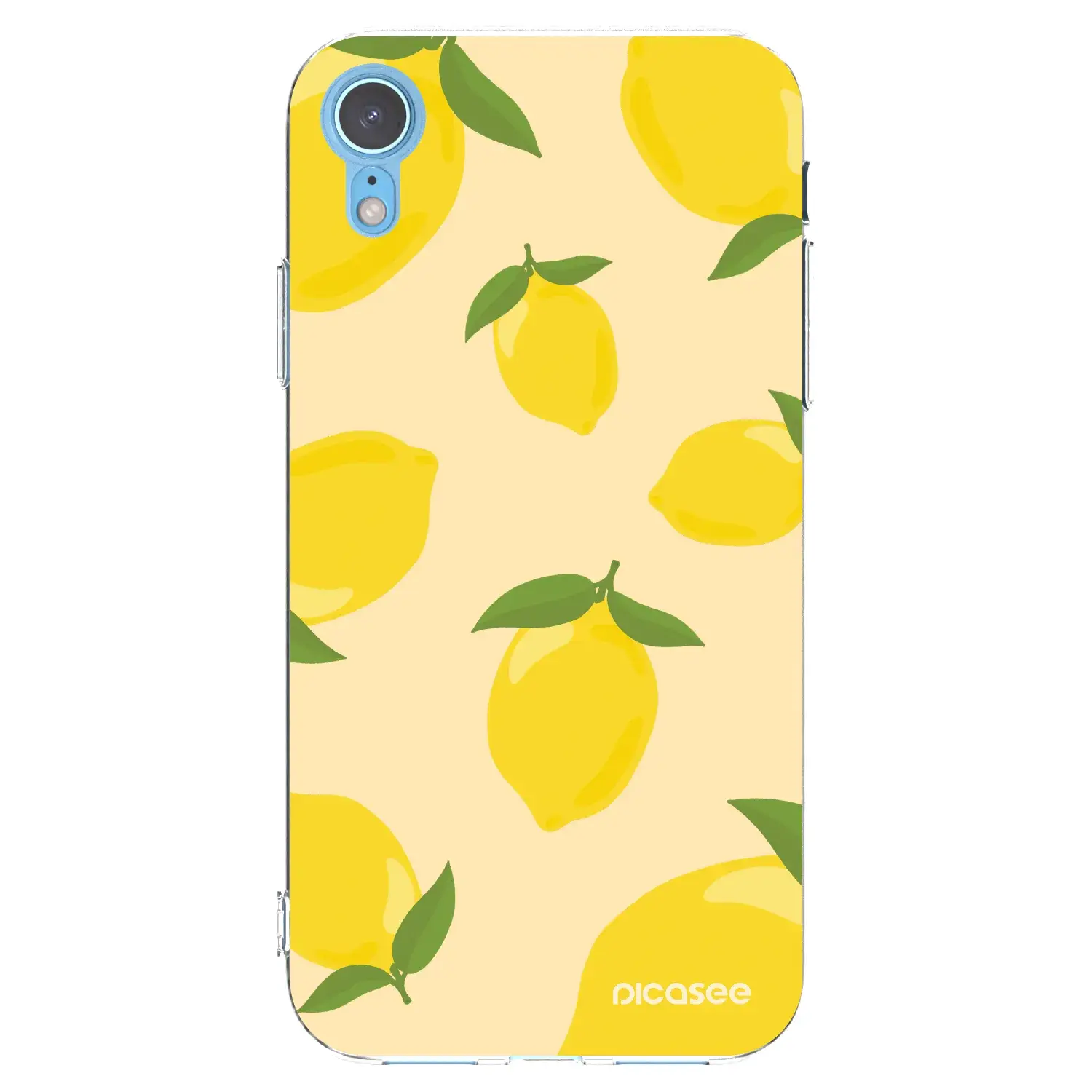 Silikonový průhledný obal pro Apple iPhone XR - Limoncella