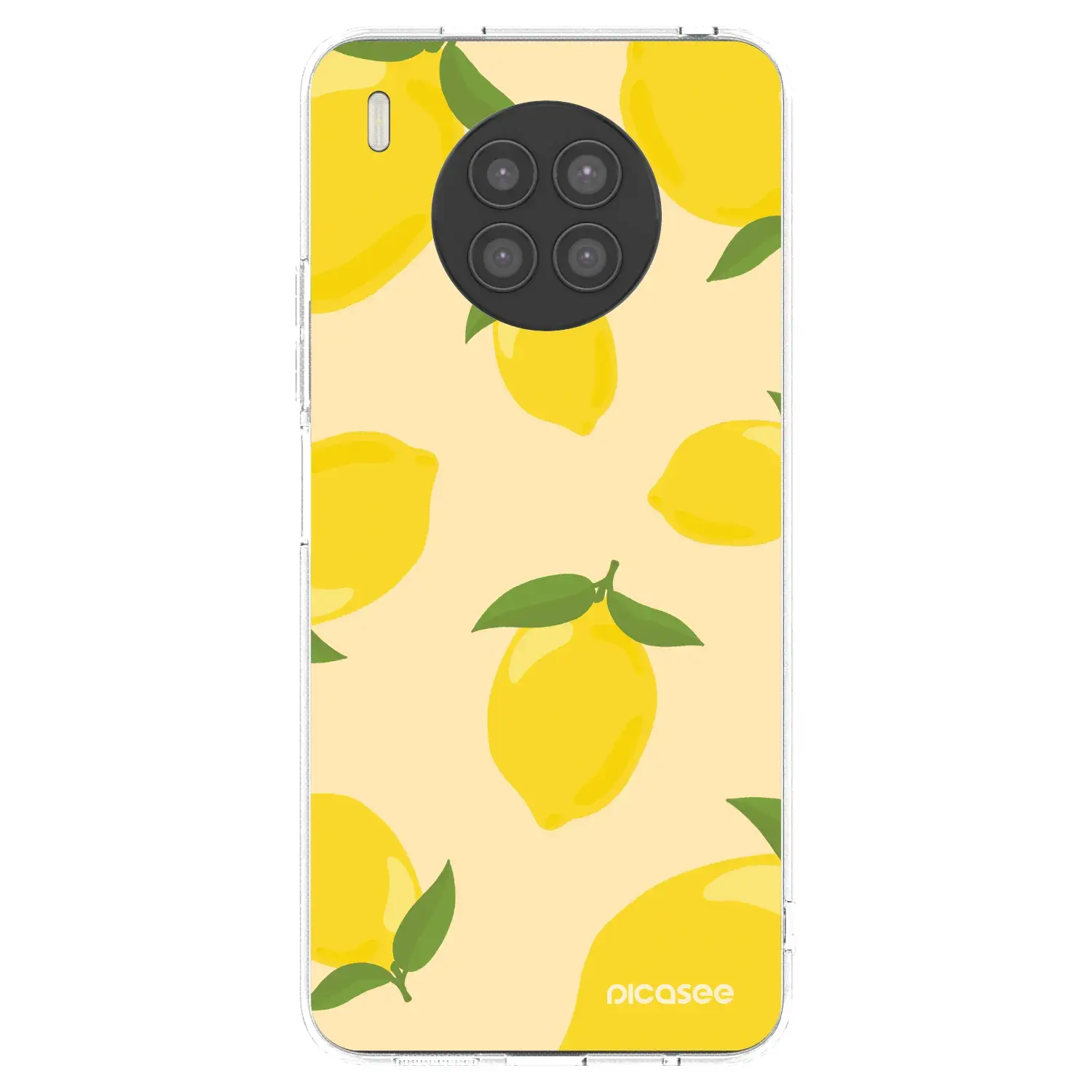 Silikonový průhledný obal pro Huawei Nova 8i - Limoncella