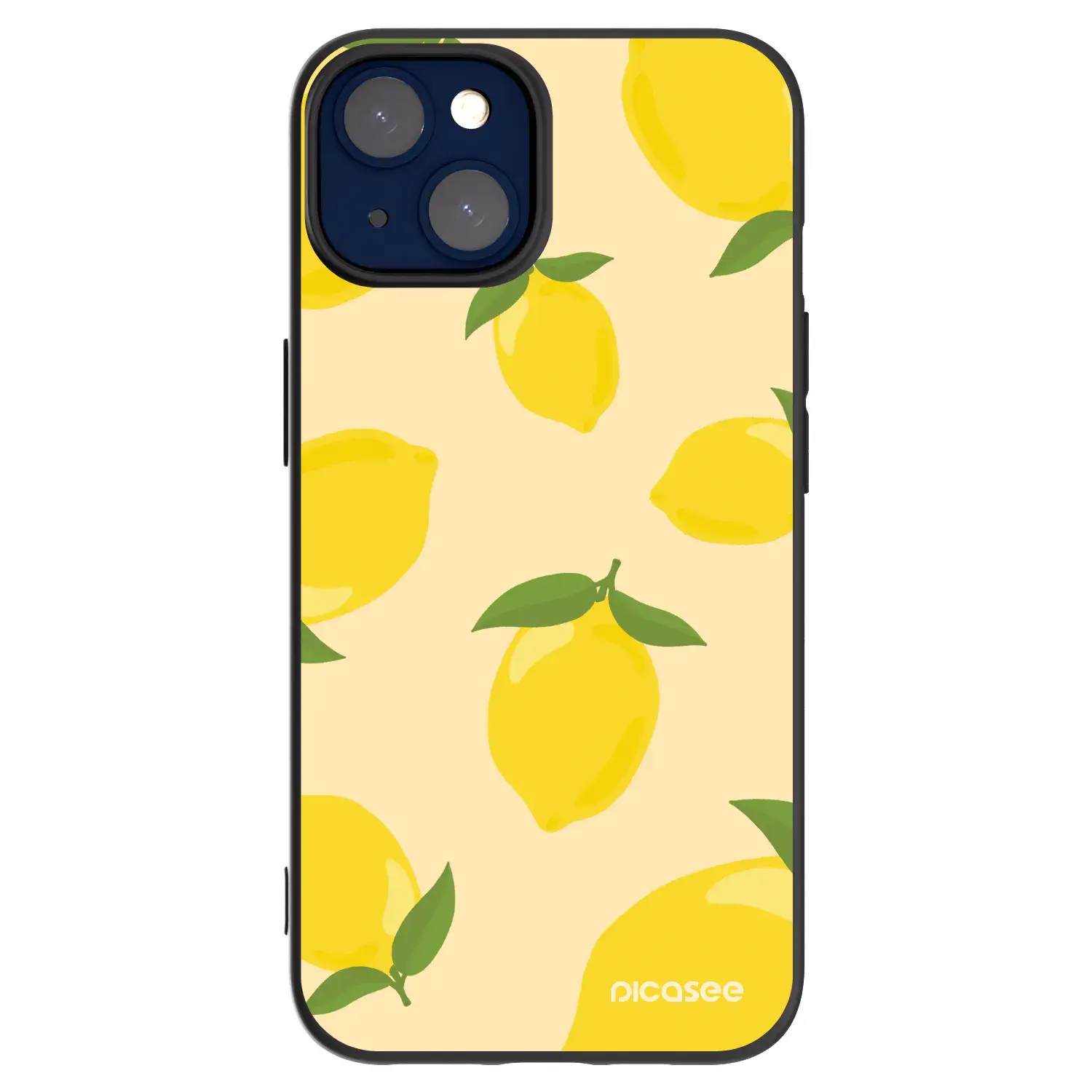 Silikonový černý obal pro Apple iPhone 14 - Limoncella