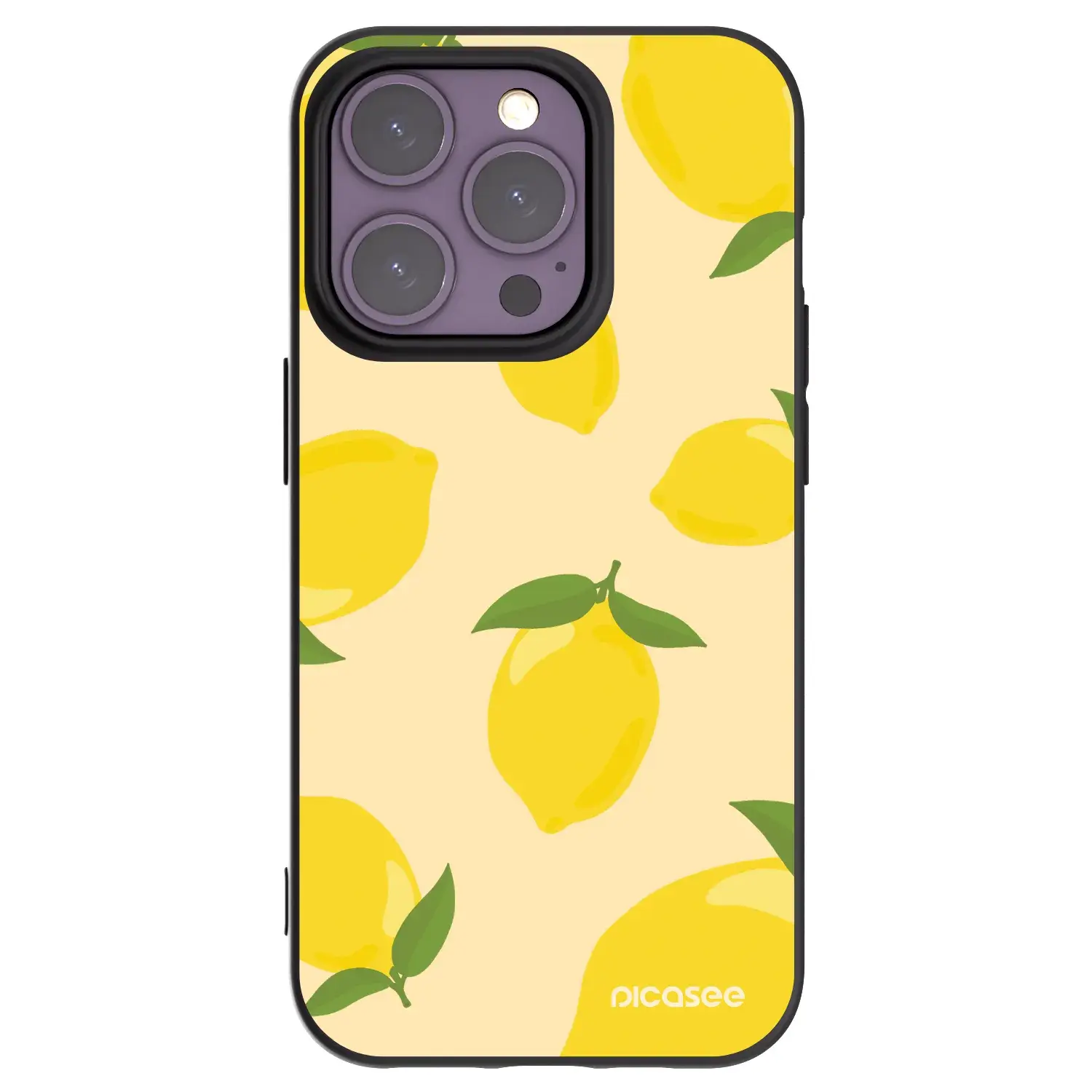 Silikonový černý obal pro Apple iPhone 14 Pro - Limoncella