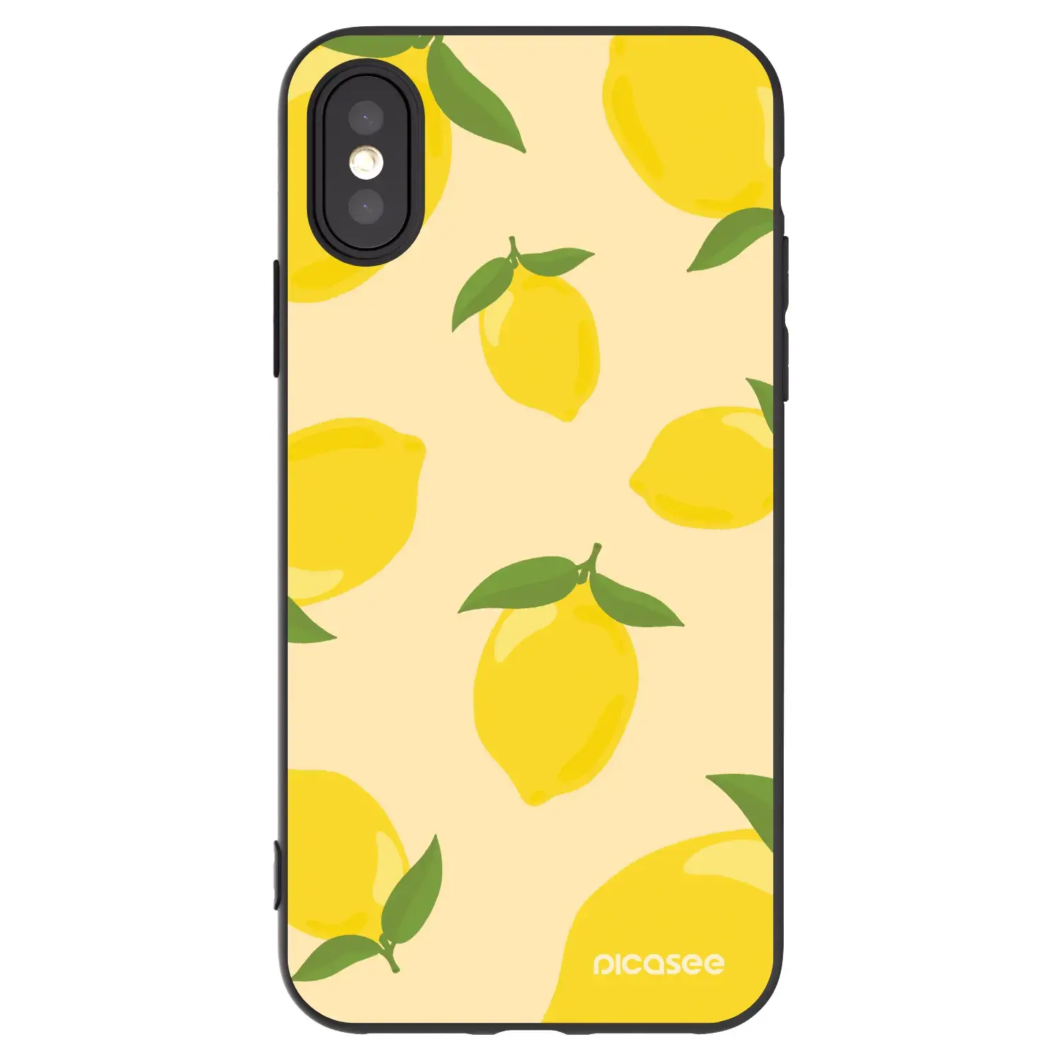 Silikonový černý obal pro Apple iPhone X/XS - Limoncella