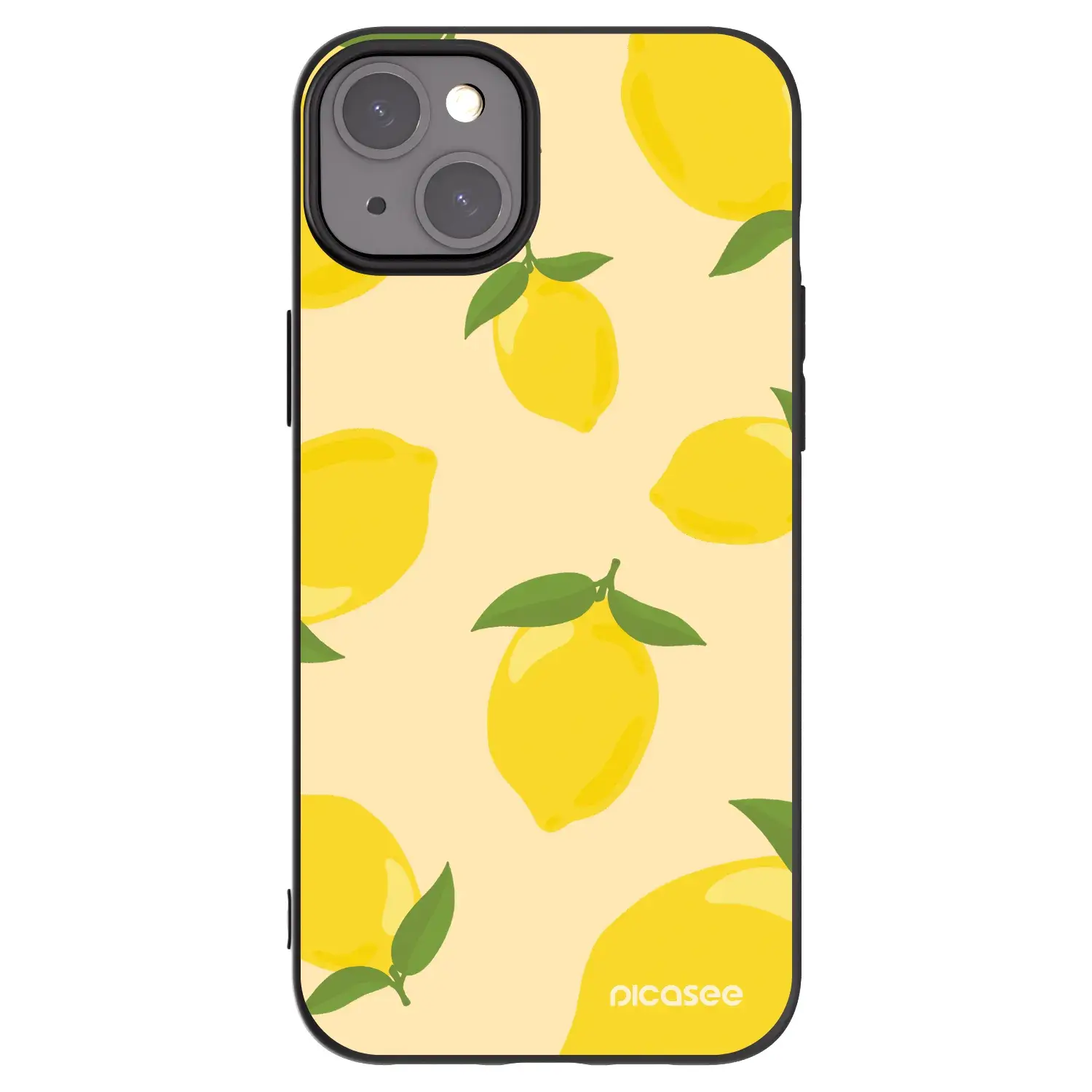 Silikonový černý obal pro Apple iPhone 15 Plus - Limoncella