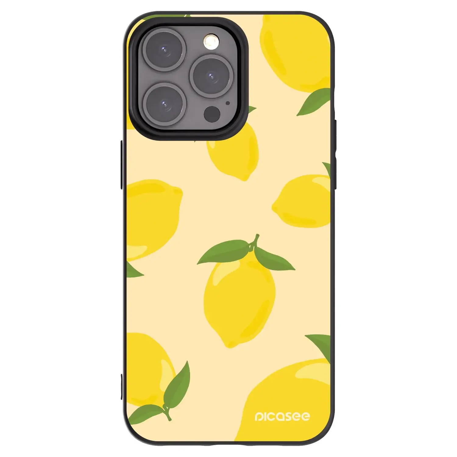 Silikonový černý obal pro Apple iPhone 15 Pro Max - Limoncella