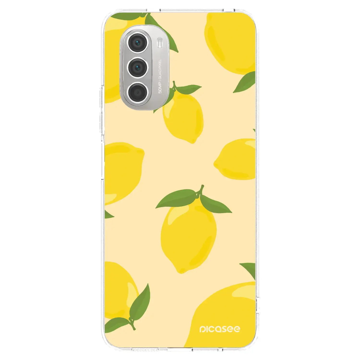 Silikonový průhledný obal pro Motorola Moto G51 - Limoncella