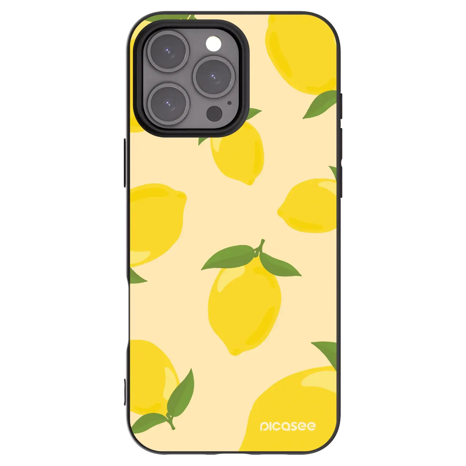 Silikonový černý obal pro Apple iPhone 16 Pro Max - Limoncella