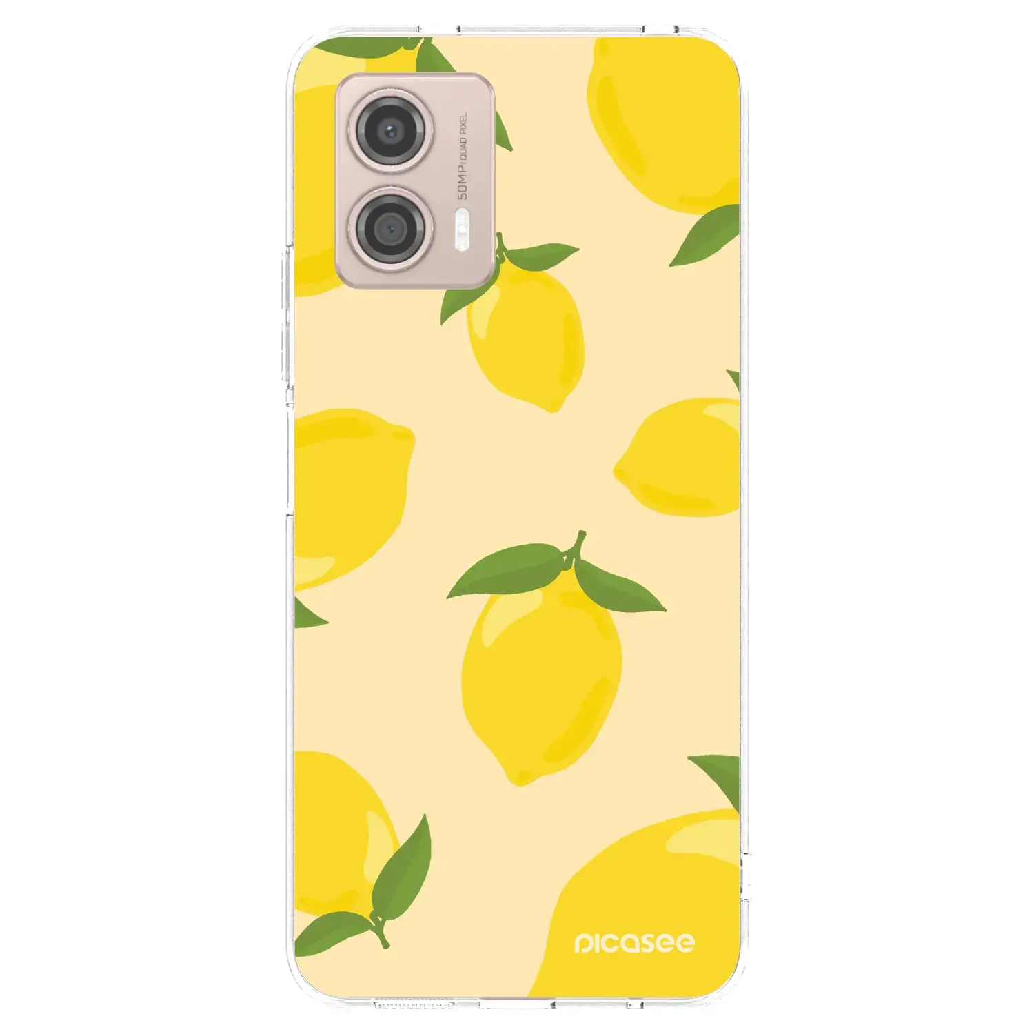 Silikonový průhledný obal pro Motorola Moto G53 5G - Limoncella
