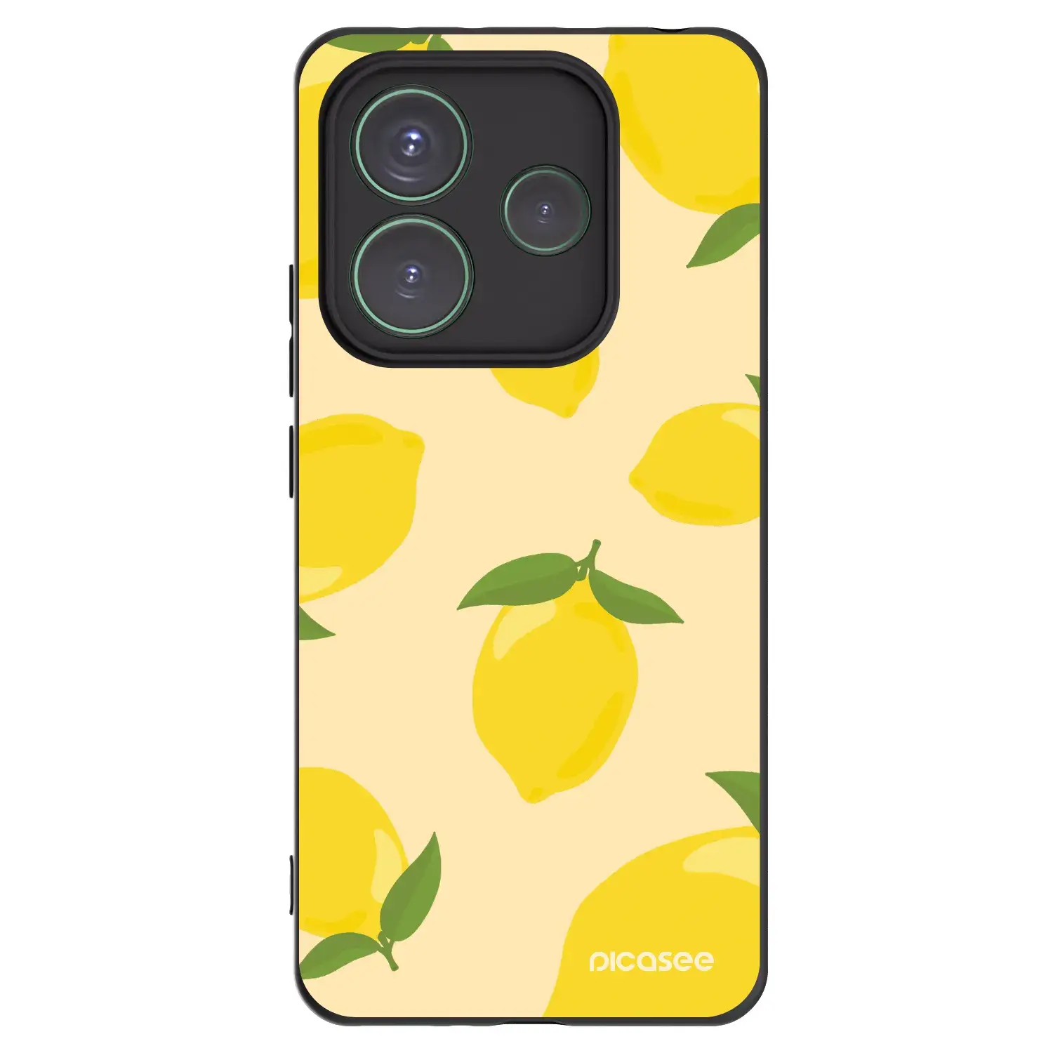 Silikonový černý obal pro Xiaomi Redmi Note 14 5G - Limoncella
