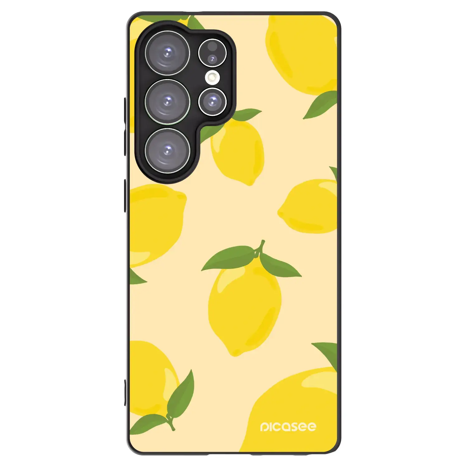 Silikonový černý obal pro Samsung Galaxy S25 Ultra 5G - Limoncella