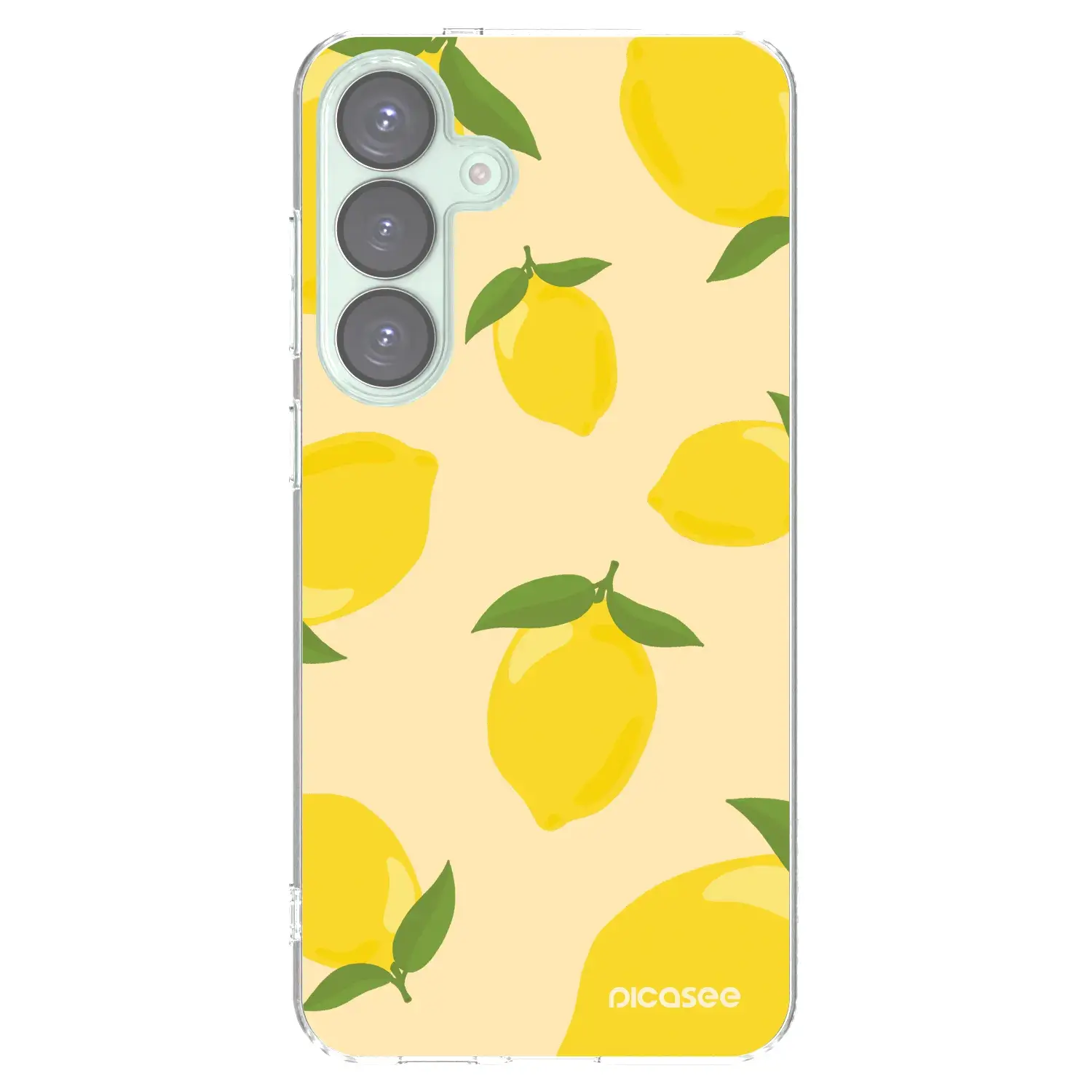 Silikonový průhledný obal pro Samsung Galaxy S25+ 5G - Limoncella